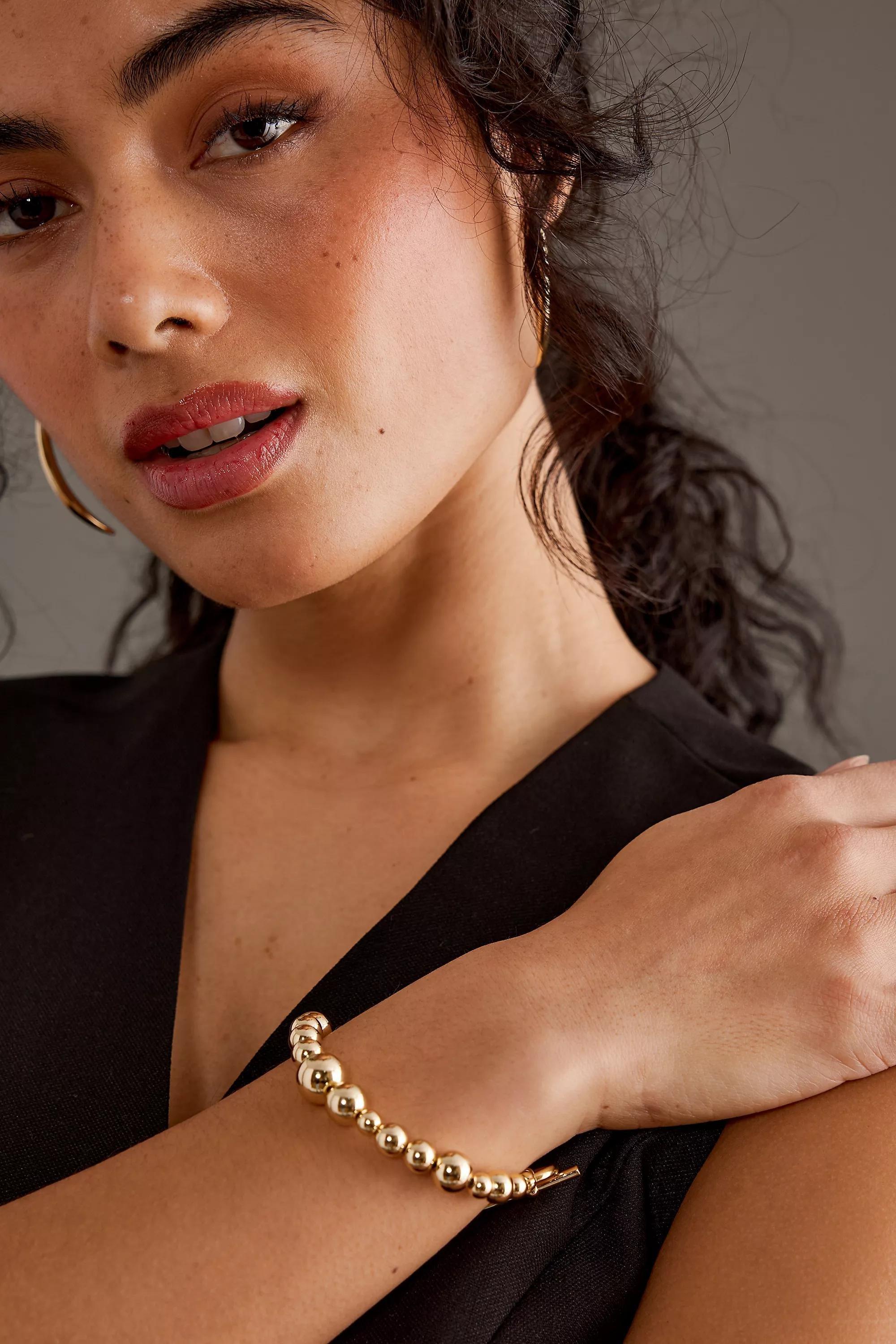 Anthropologie Bangle, Gold, A501_0070, large image number 0