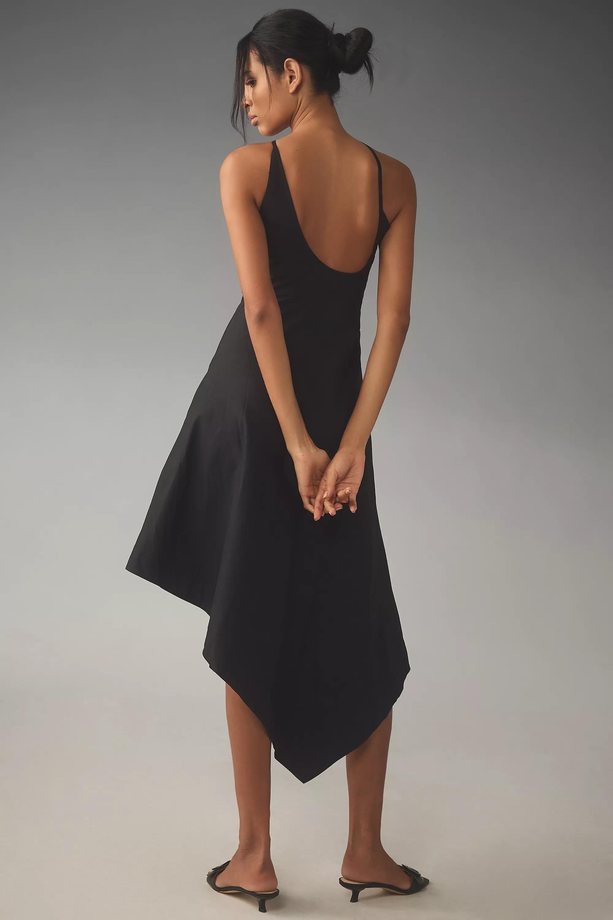 Anthropologie Embroidered Strapless Midi, Black, , large image number 2