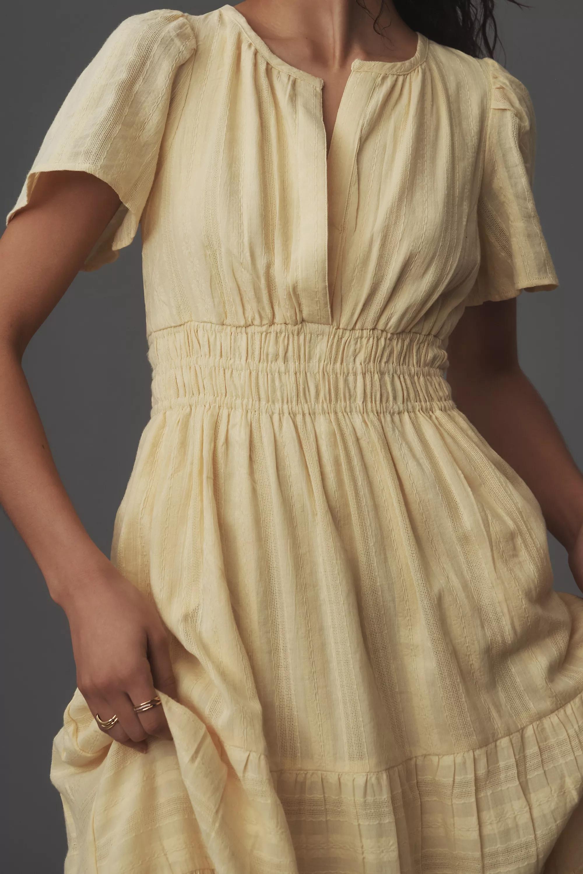 Maxi Flowy Dress, Cream, , large image number 2