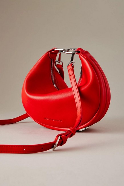 Anthropologie - Melie Bianco Sasha Faux Leather Crossbody Bag, Red