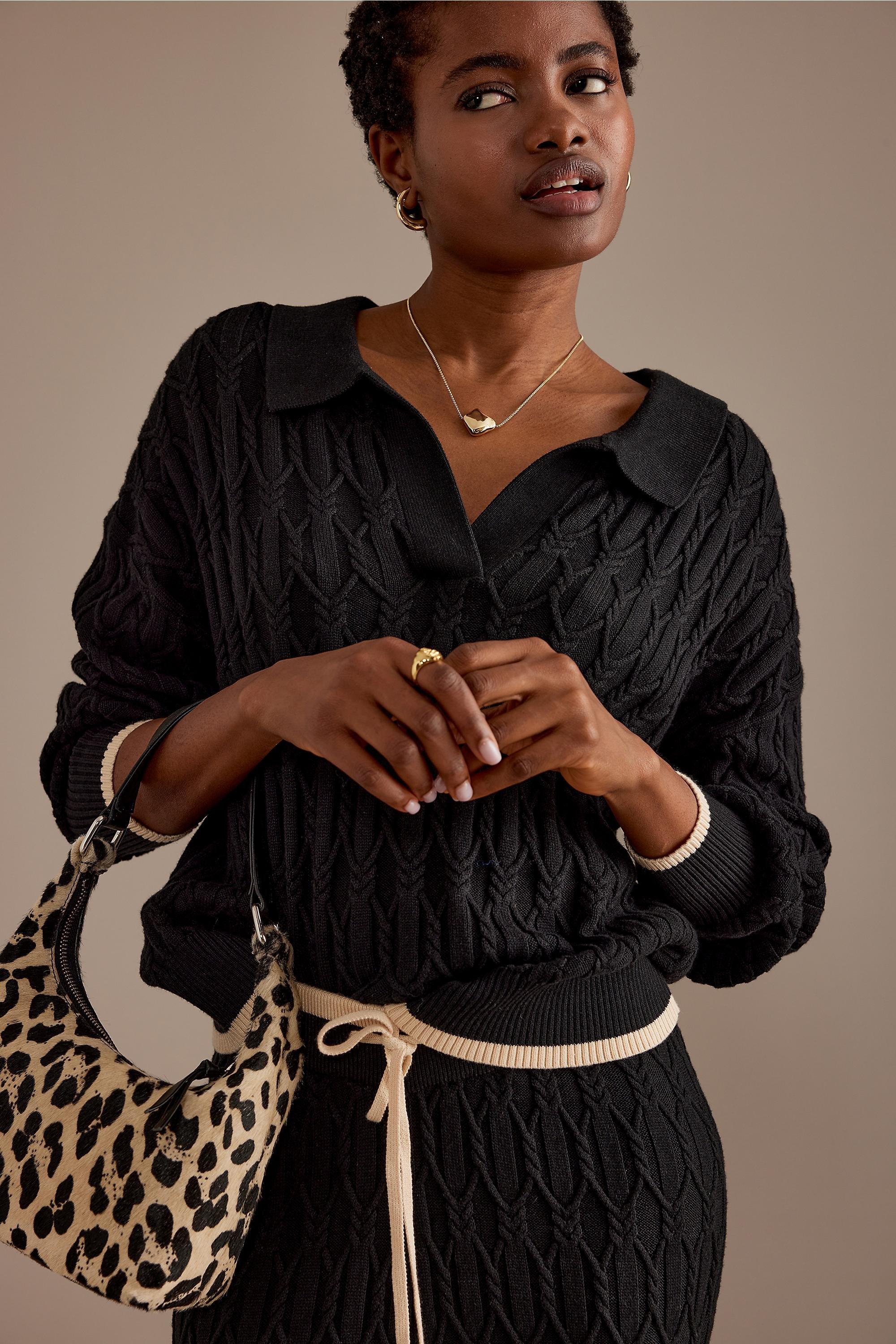 BLK Sancia Jarrah Cable-Knit Top, , large image number 3