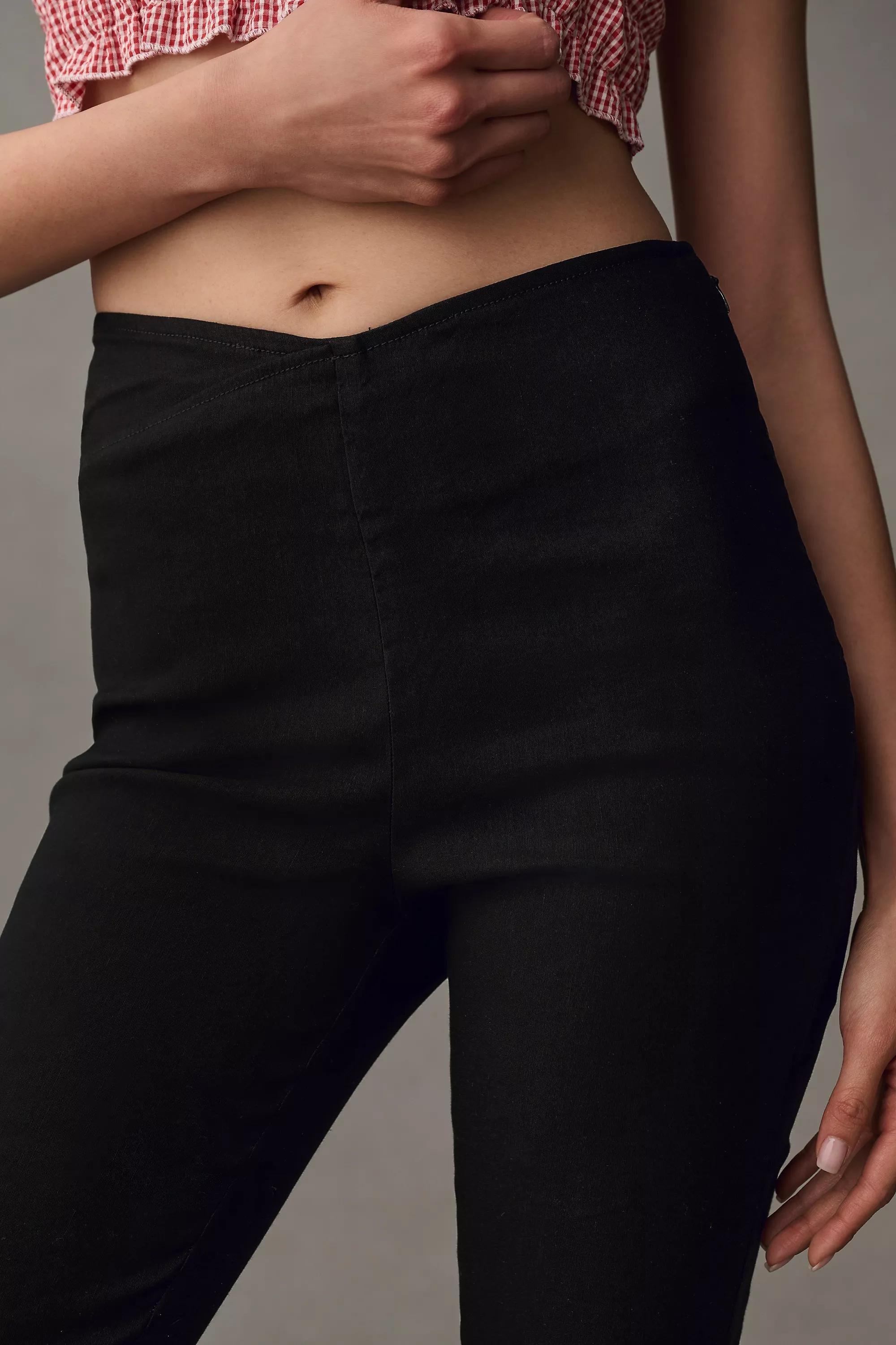 Maeve Structured Bombshell Capri Pants, Black, , large image number 2