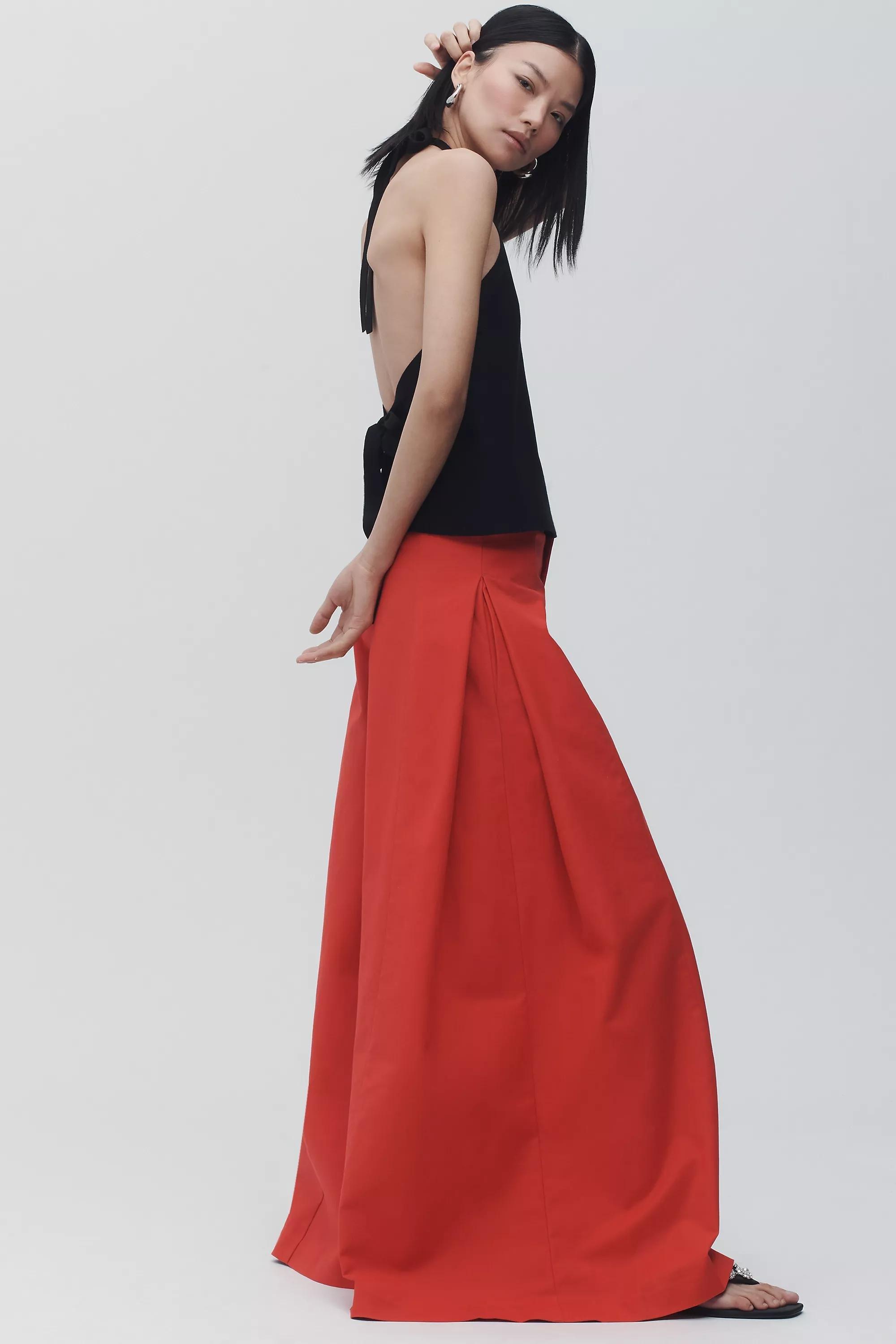 Maeve A-Line Palazzo Trousers, Red, , large image number 0