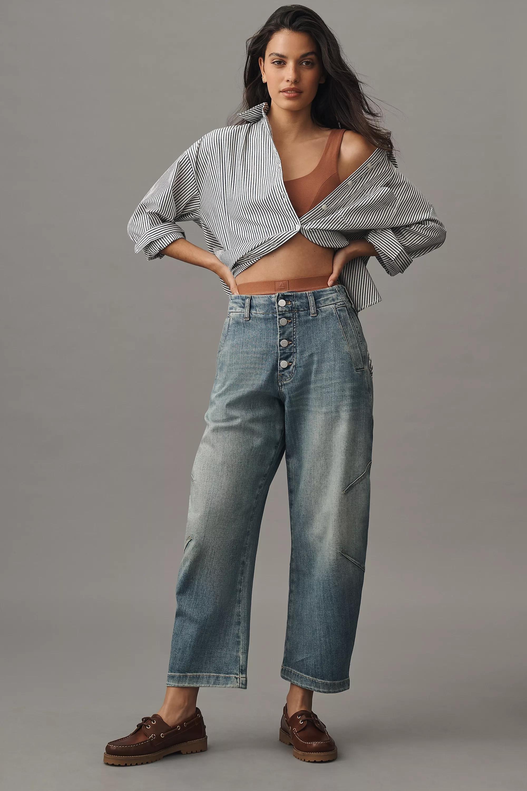 Anthropologie ed Denim Wide-Leg, Blue, , large image number 0