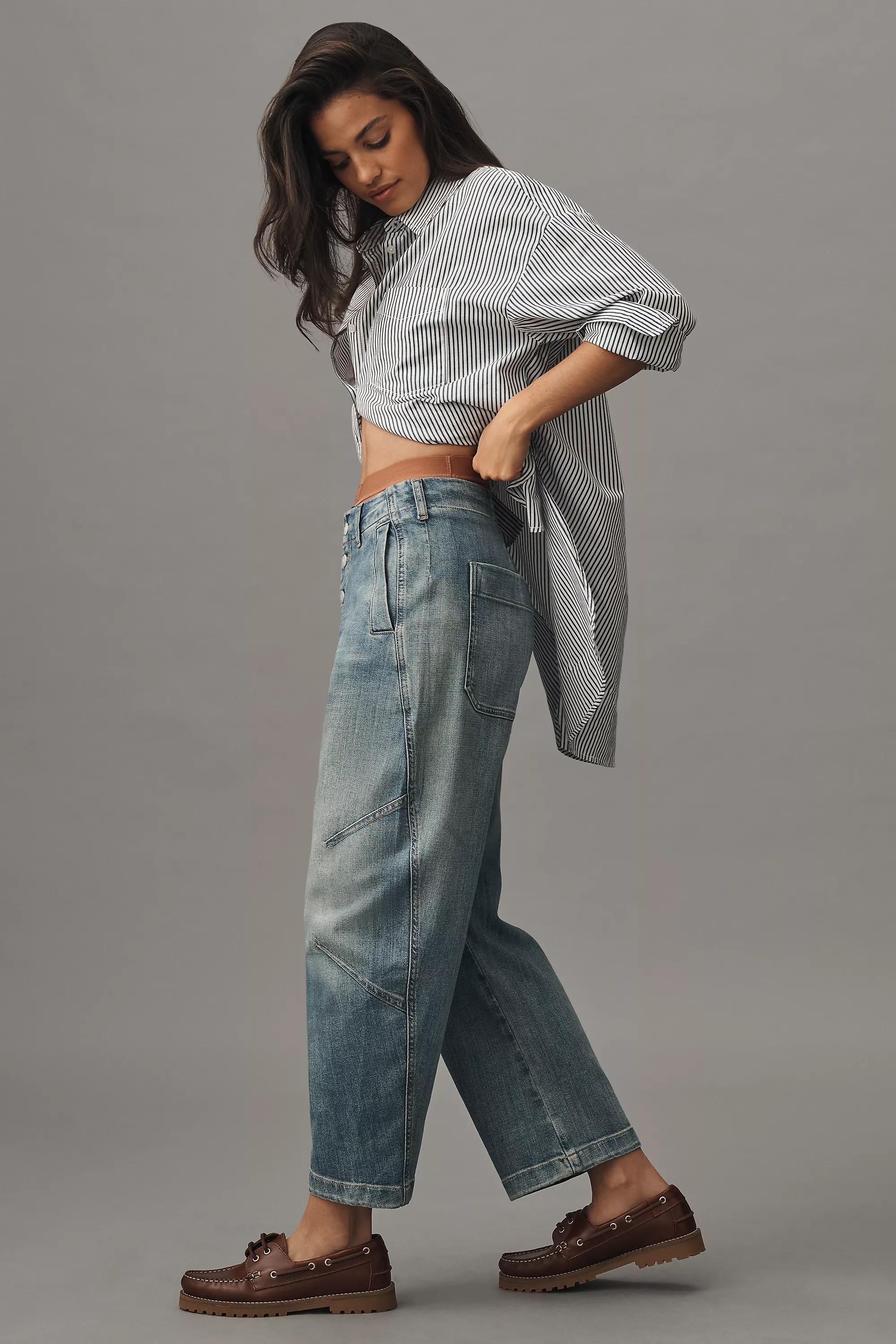 Anthropologie ed Denim Wide-Leg, Blue, , large image number 3