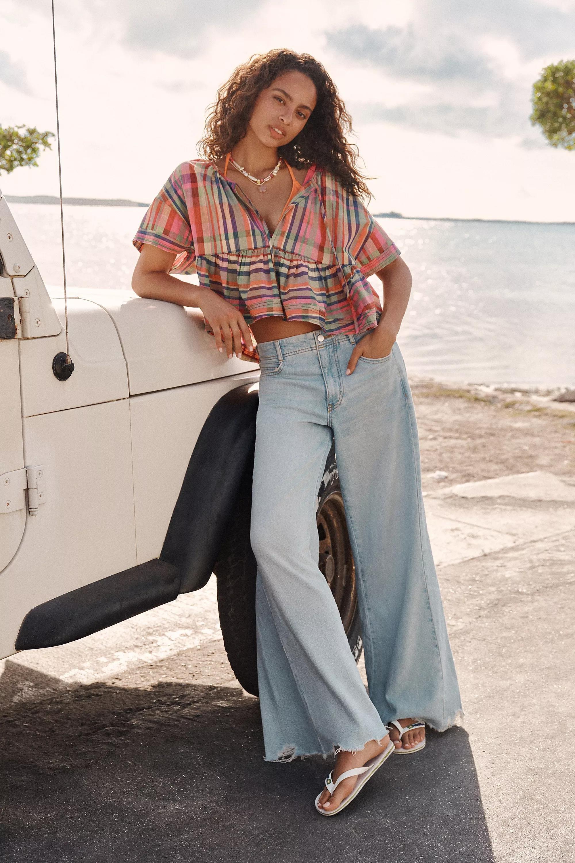 Anthropologie ed Denim, Navy, , large image number 0