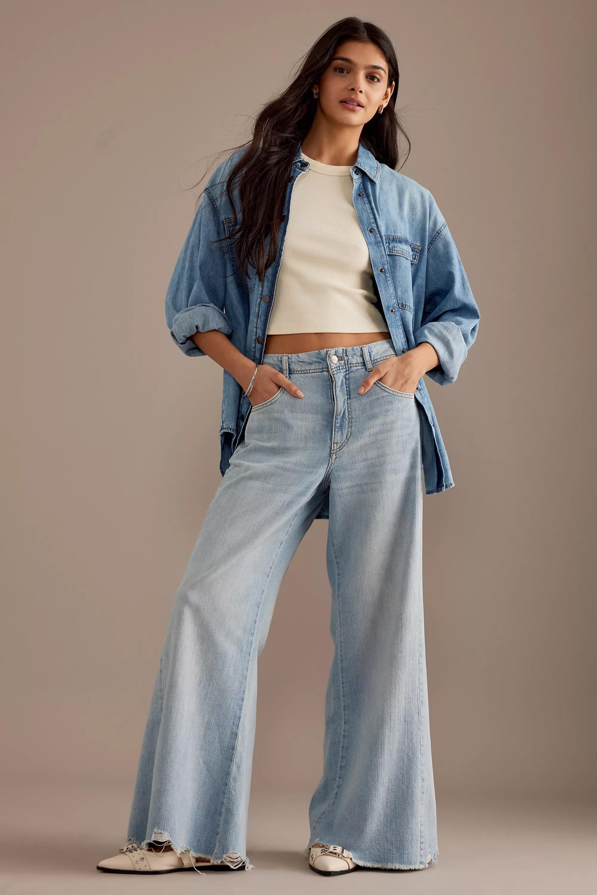 Anthropologie ed Denim, Navy, , large image number 1