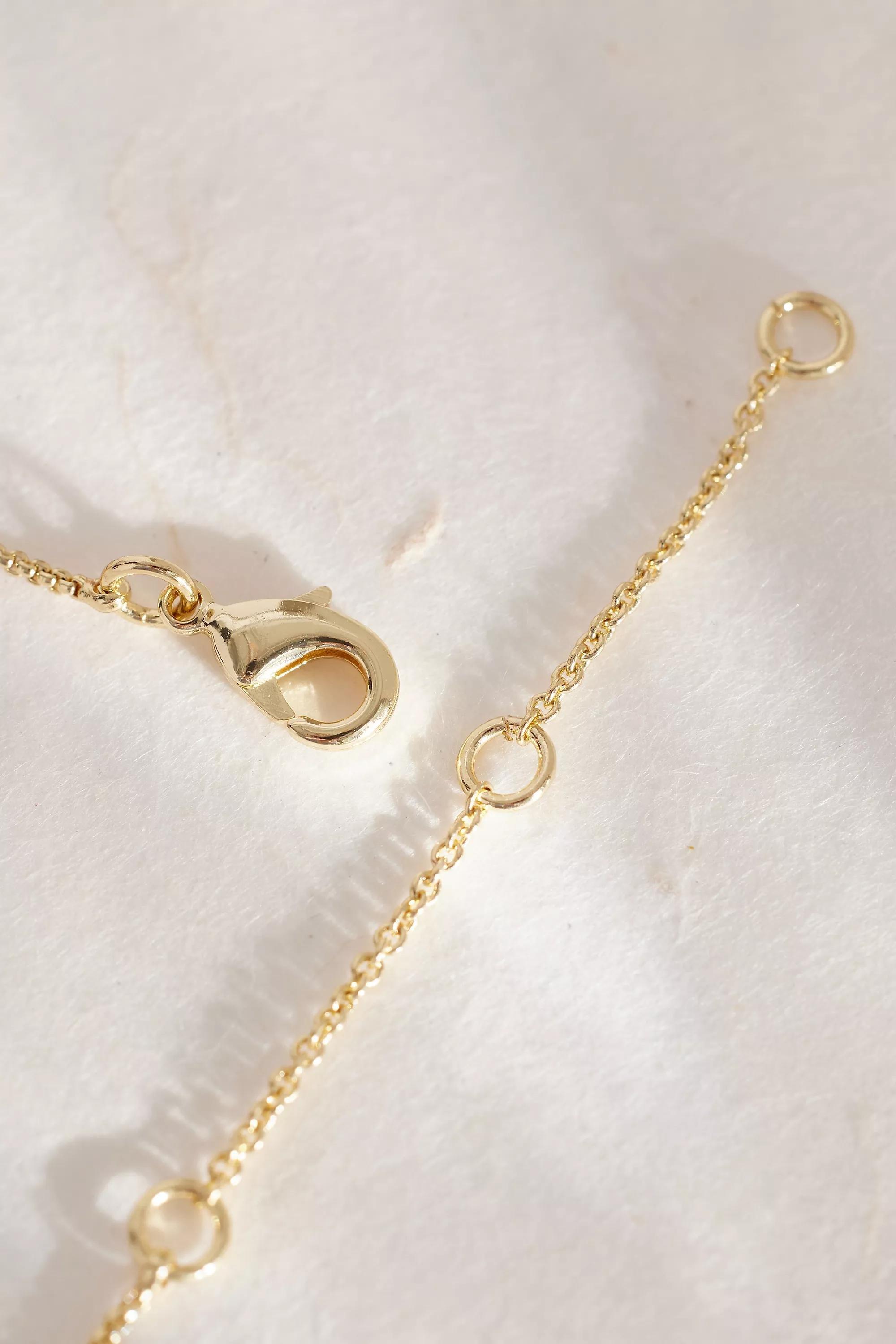 Zodiac Word Necklace, Gold, A501_0804, large image number 2