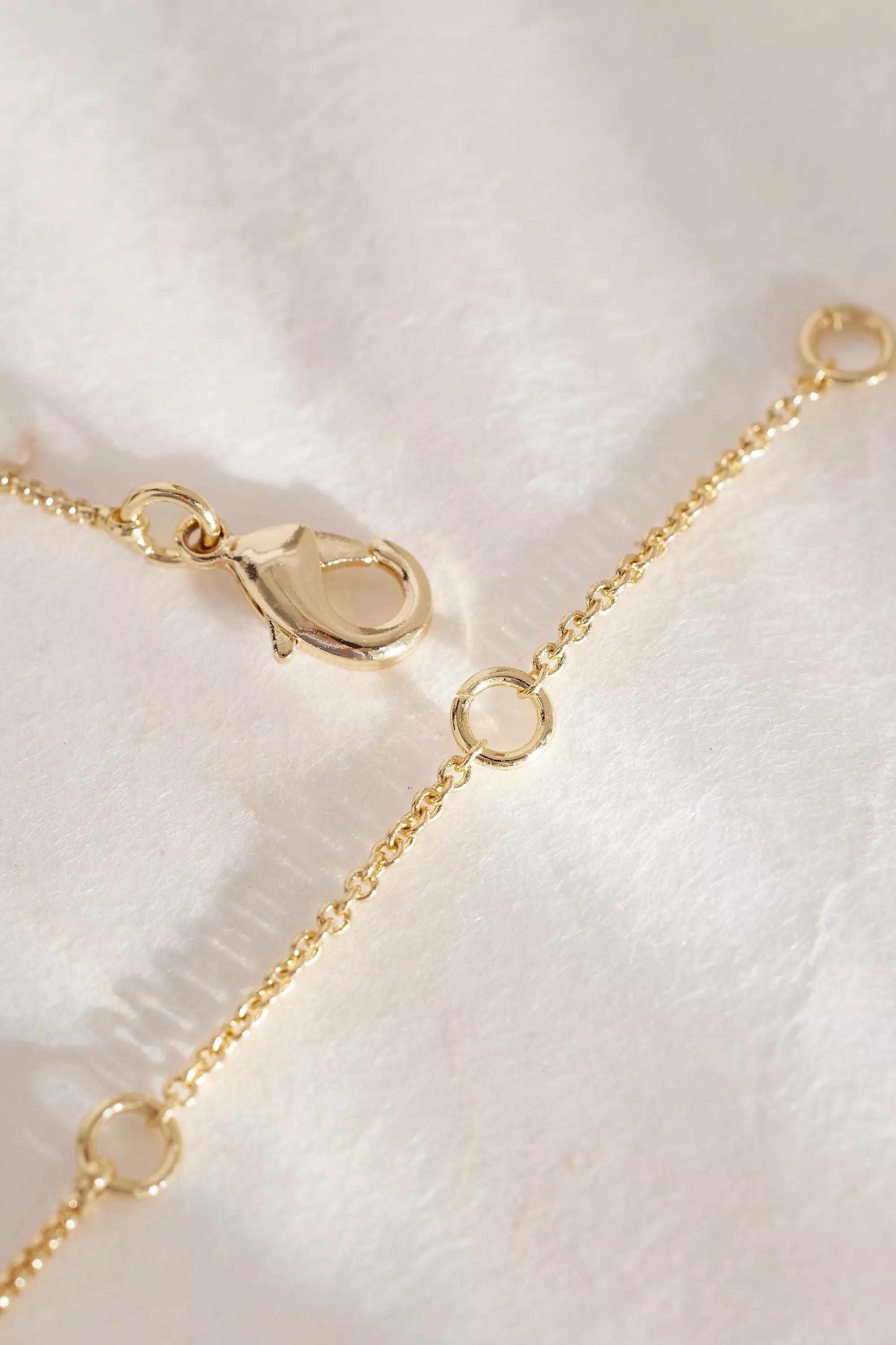 Zodiac Word Necklace, Gold, A501_0806, large image number 2