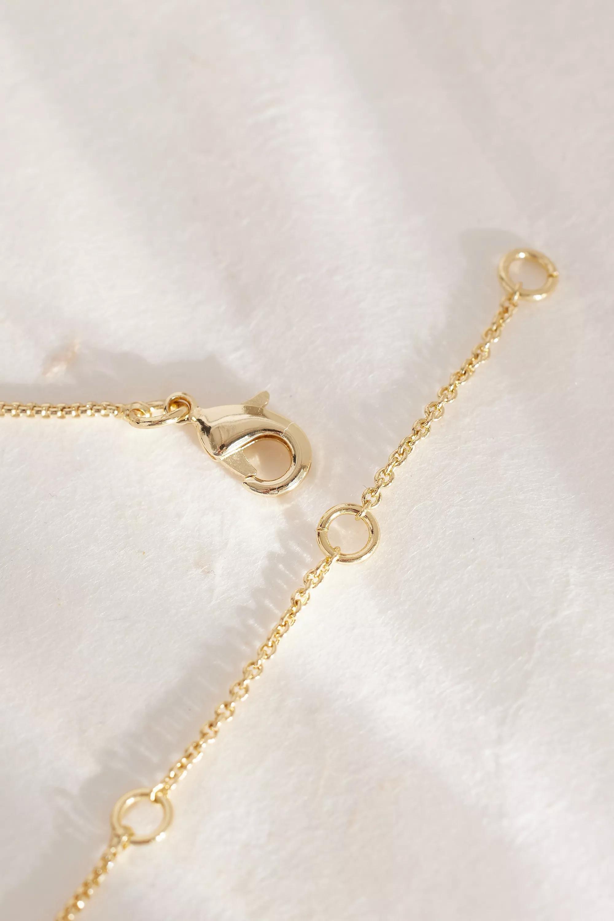 Zodiac Word Necklace, Gold, A501_0808, large image number 2