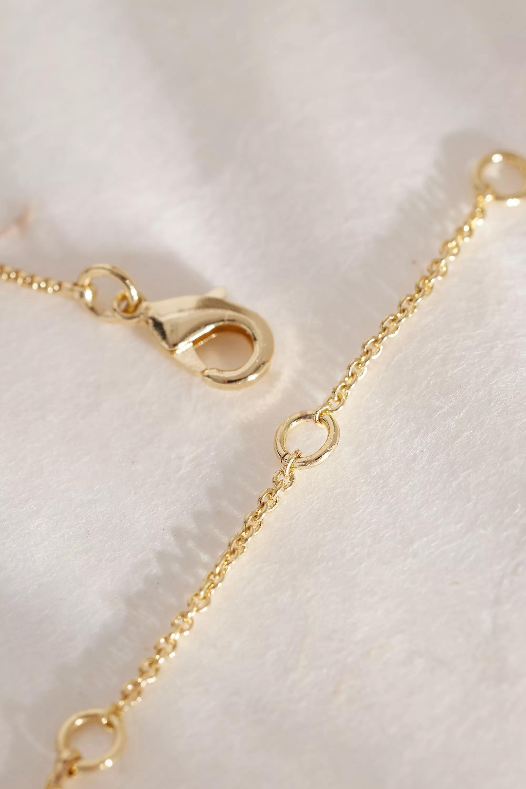 Zodiac Word Necklace, Gold, A501_0810, large image number 2