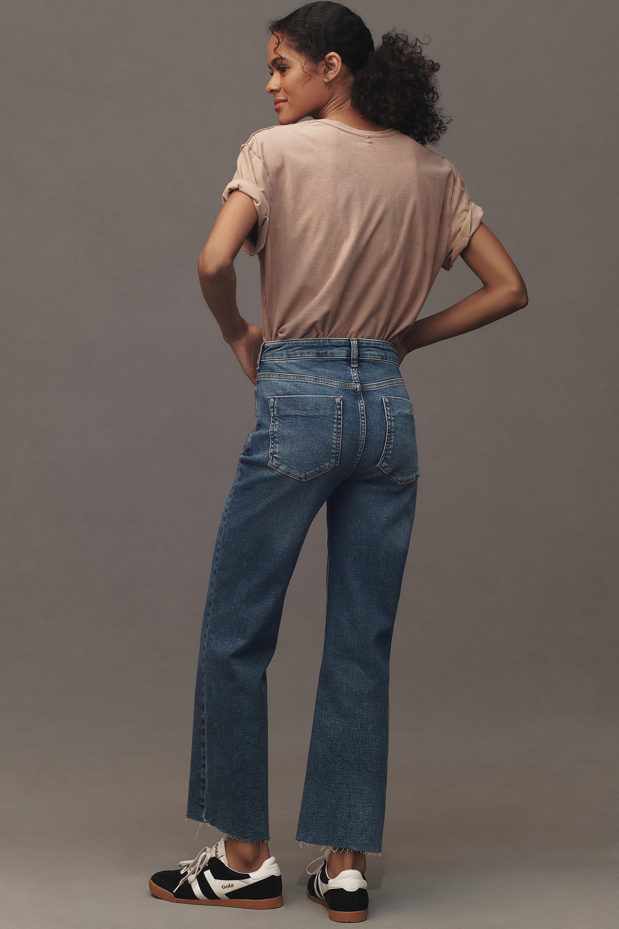 The Annie High-Rise Straight-Leg Jeans By Pilcro, Blue, , large image number 2