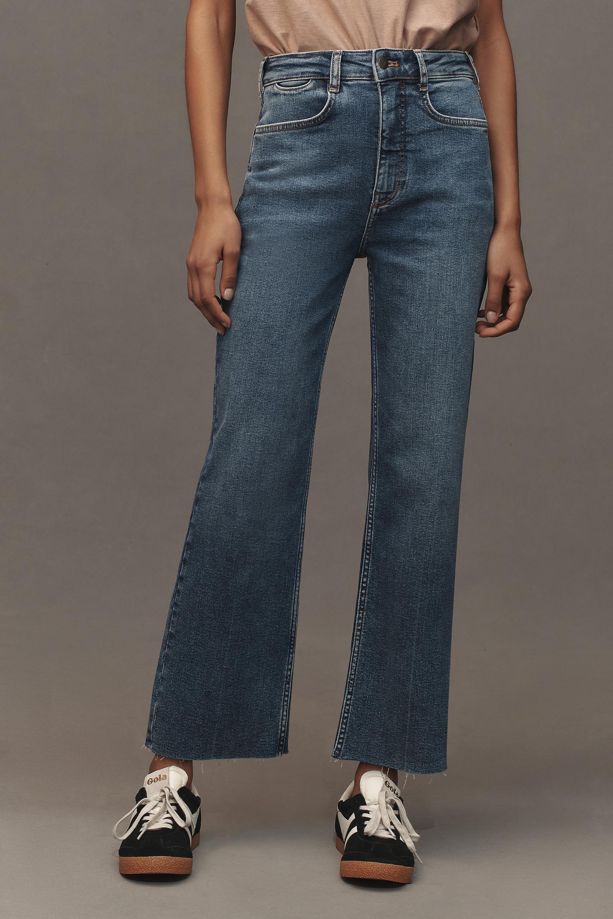 The Annie High-Rise Straight-Leg Jeans By Pilcro, Blue, , large image number 4