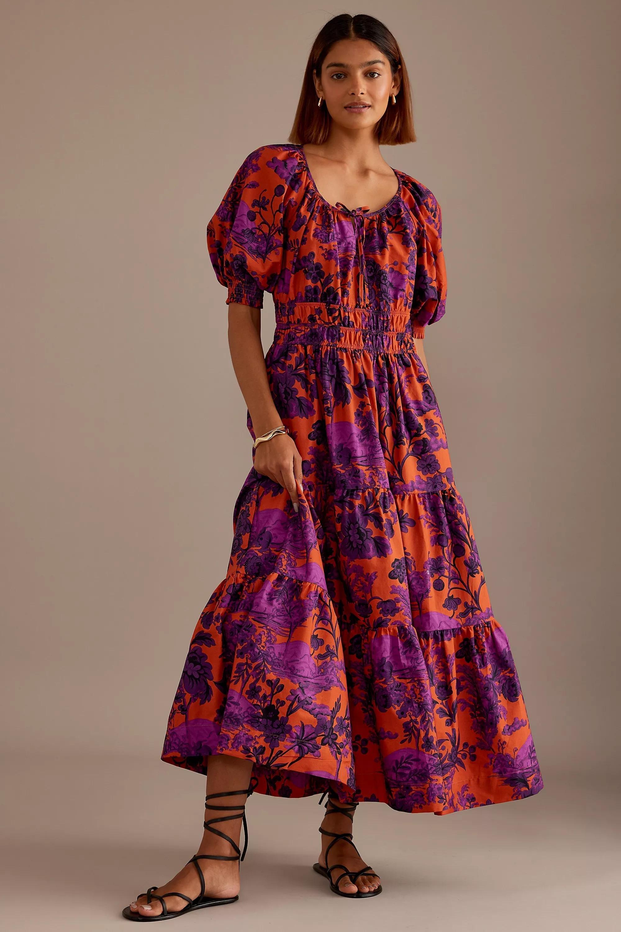 Motif The Somerset Maxi Dress, Purple, , large image number 0