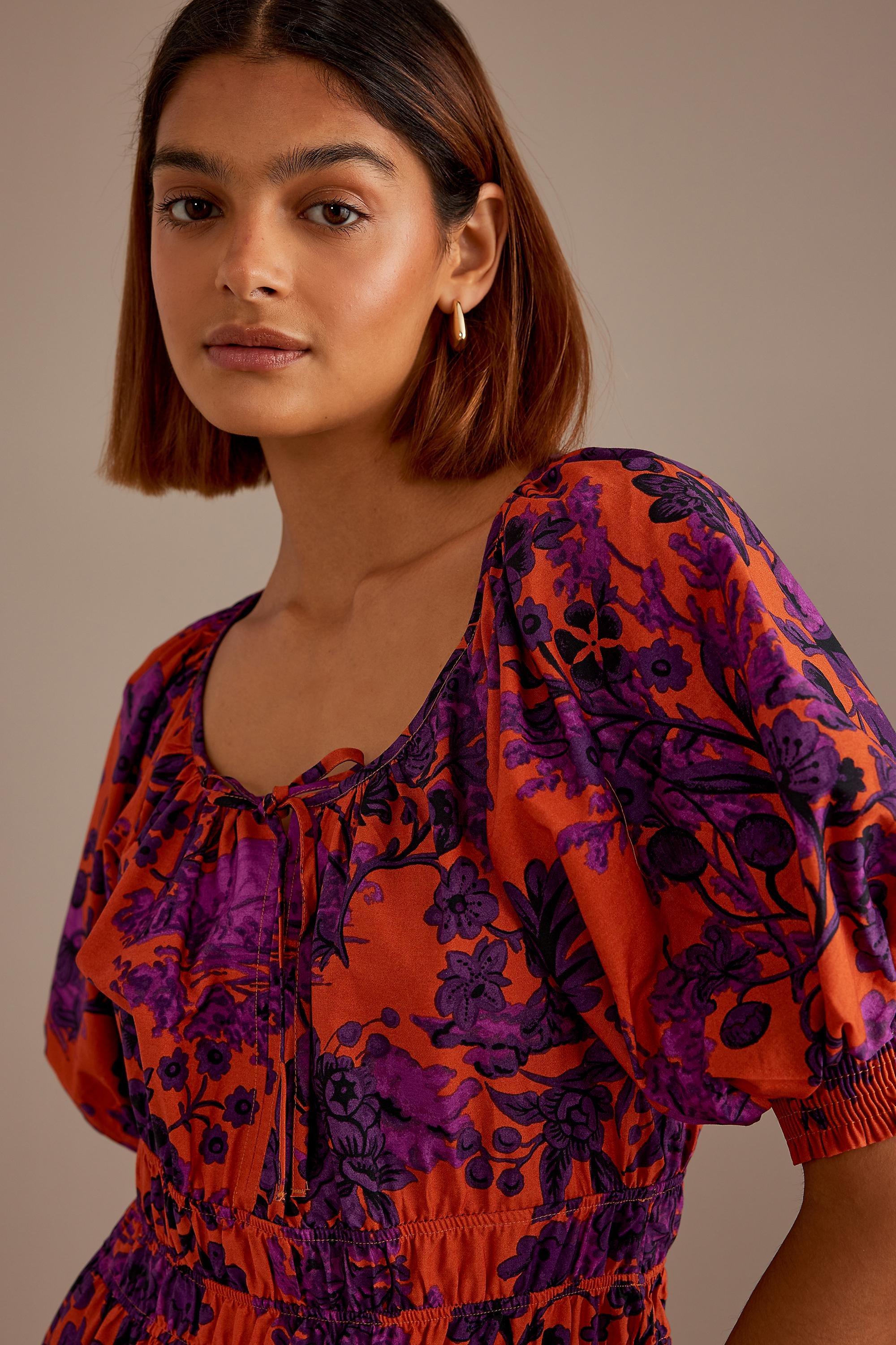 Motif The Somerset Maxi Dress, Purple, , large image number 4