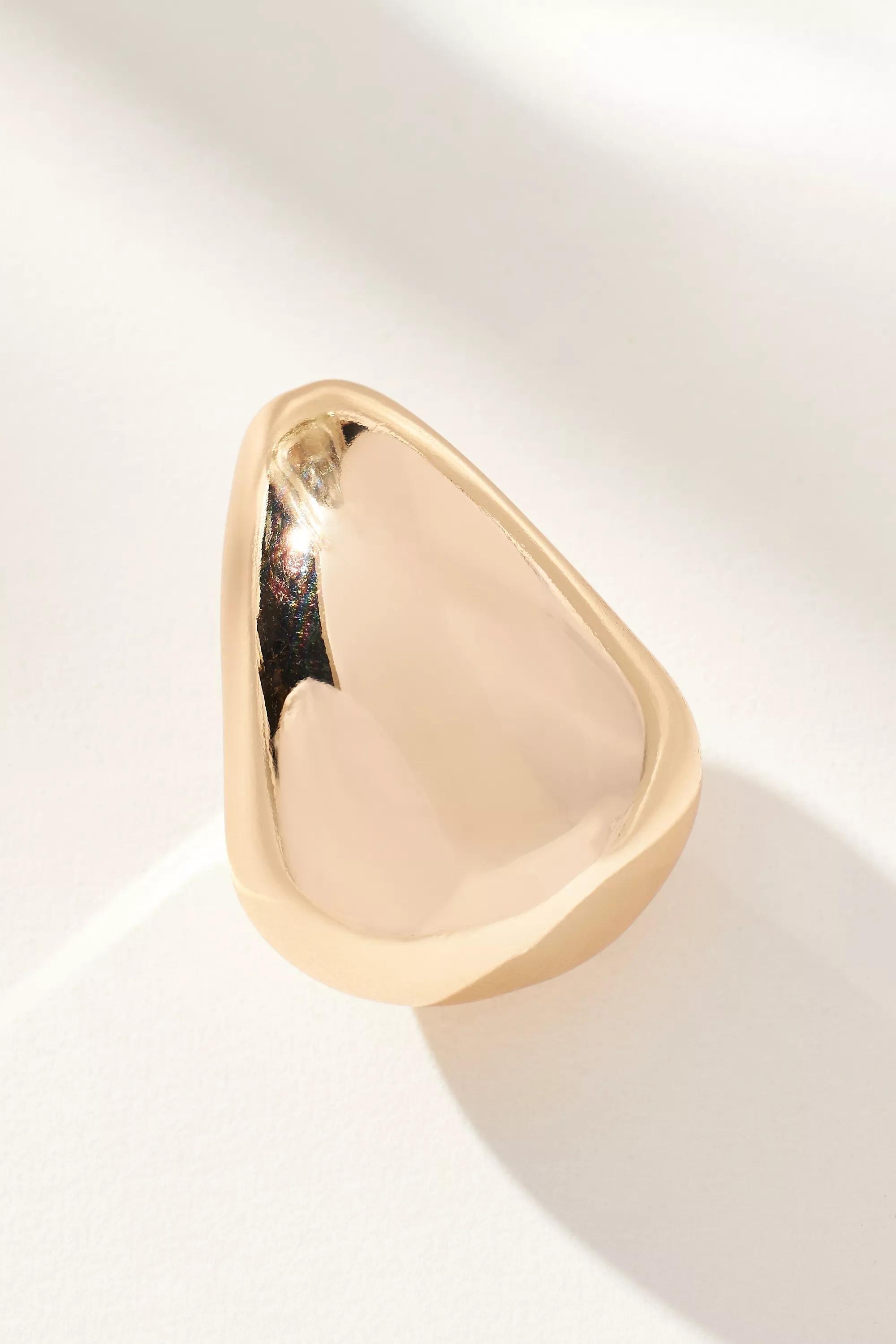 The Petra Large Drop Earrings, Gold, A501_0070, large image number 2