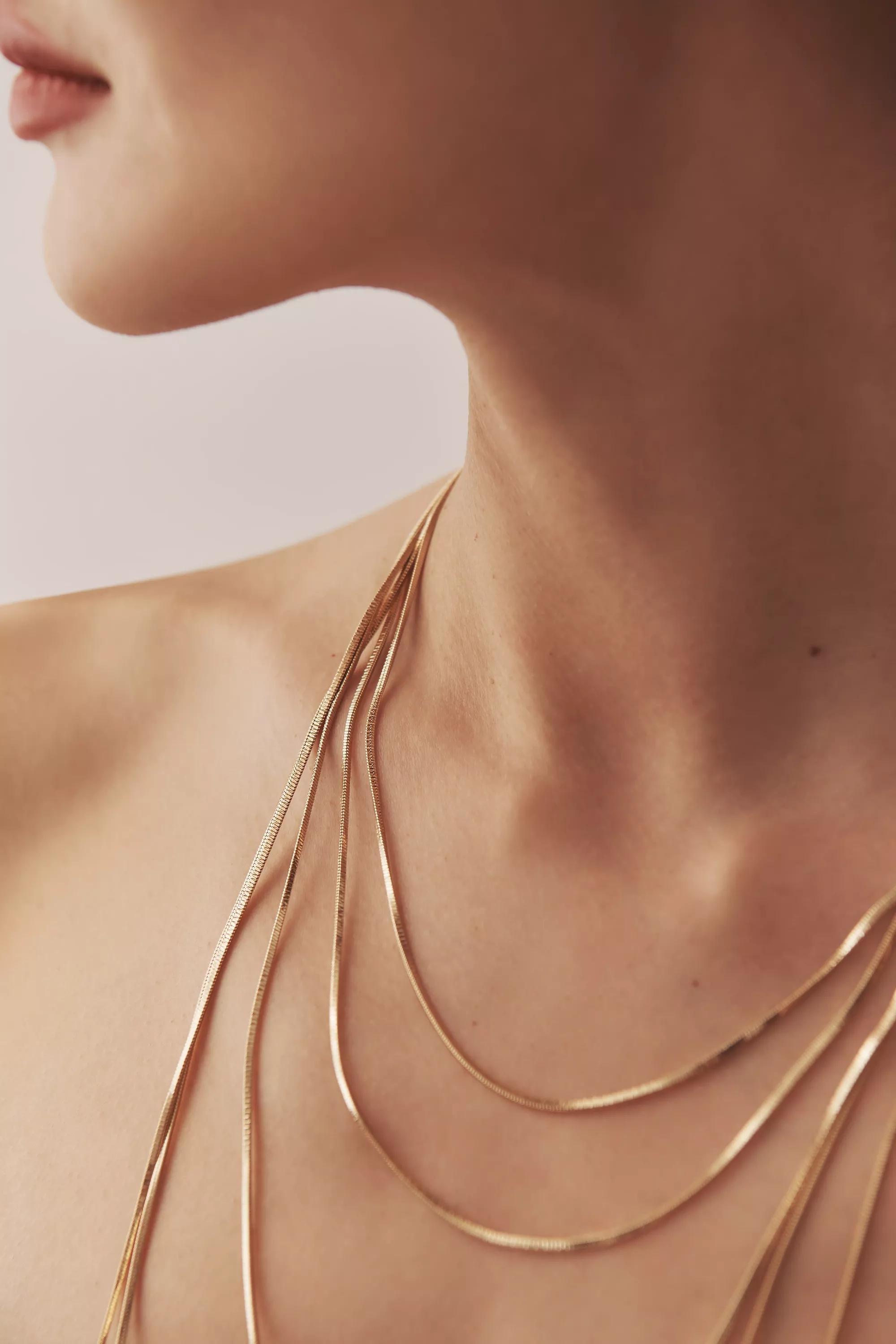 14K Gold-Plated Chain Necklace, A501_0070, large image number 2