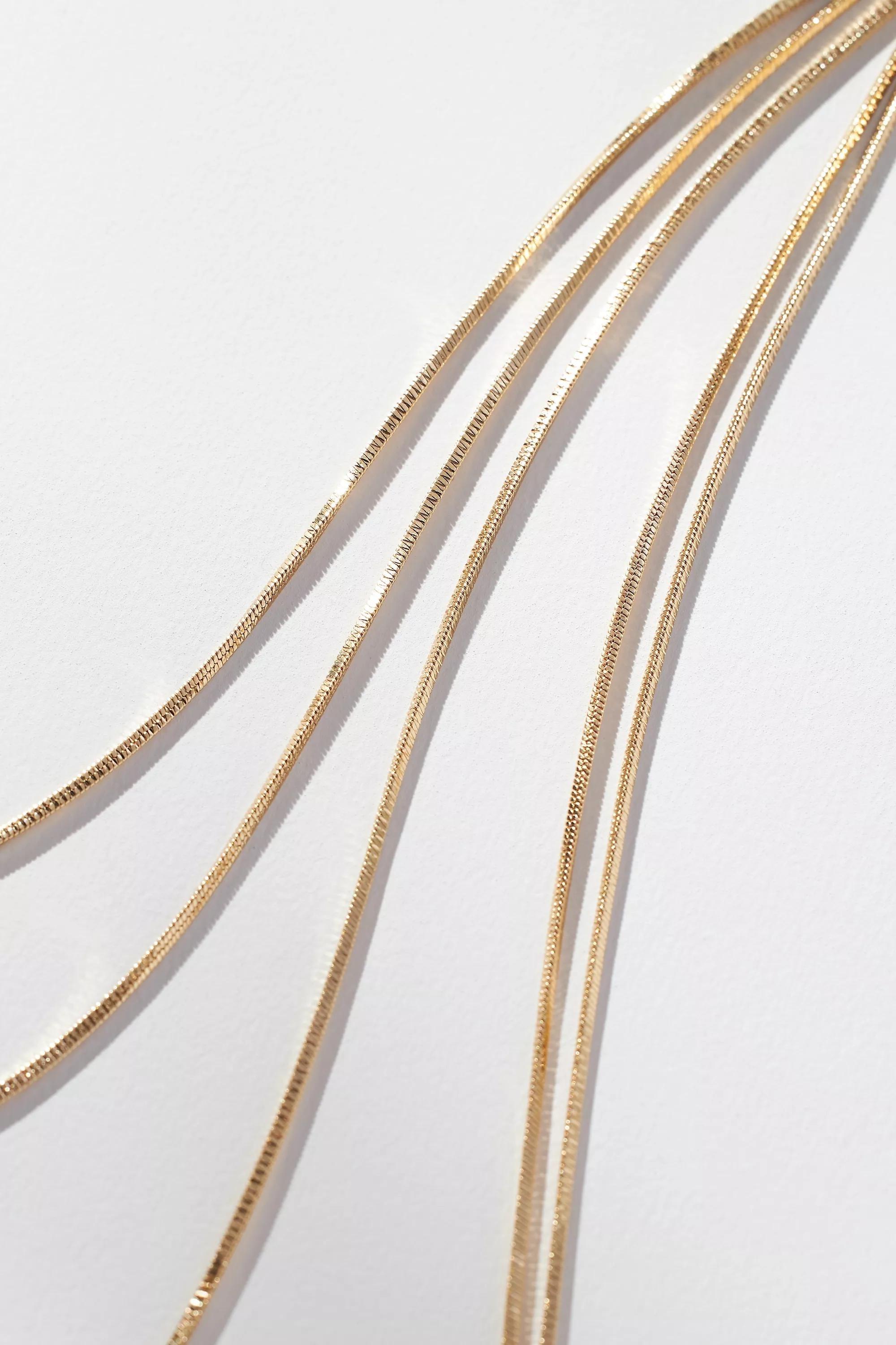 14K Gold-Plated Chain Necklace, A501_0070, large image number 3