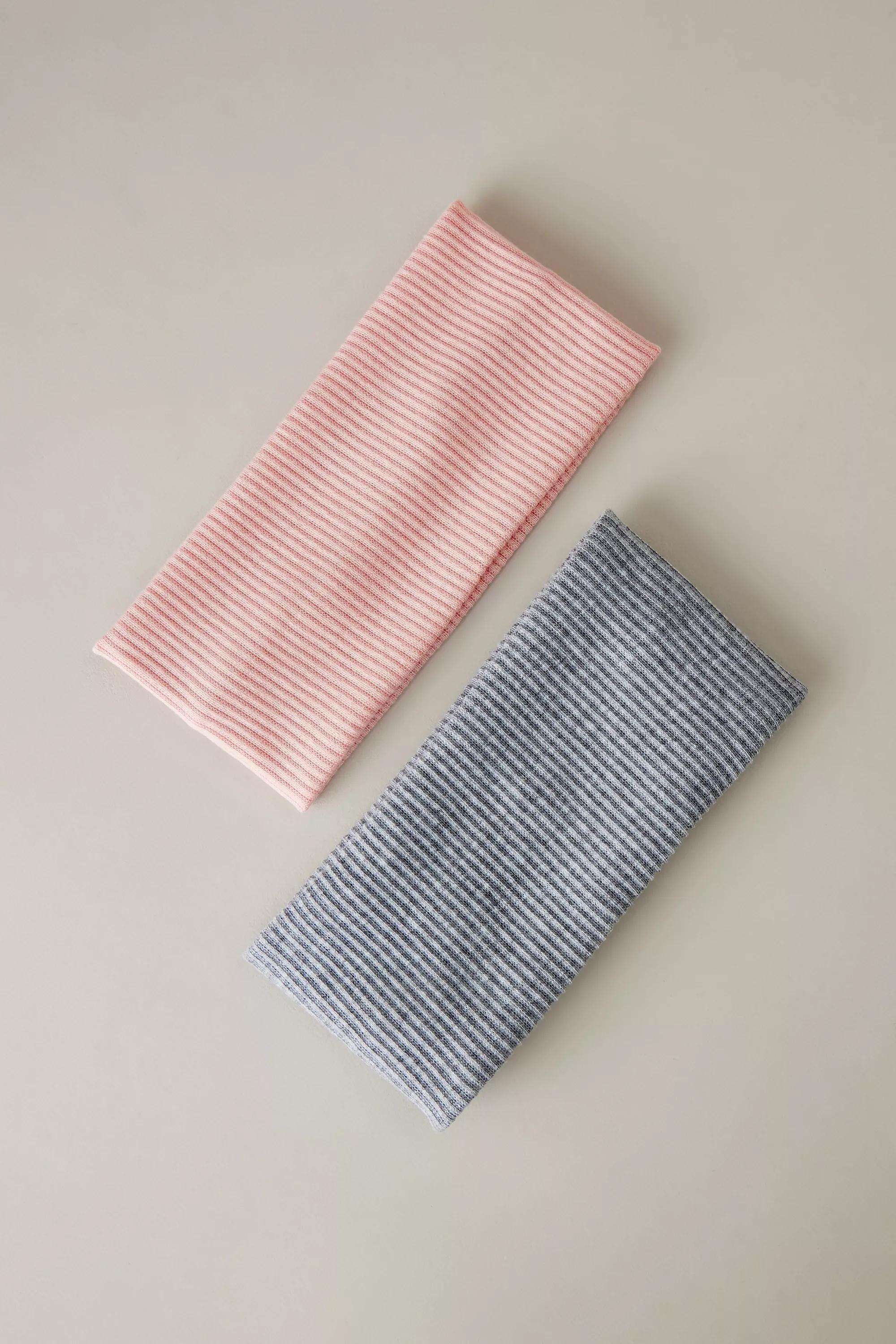Stretch Headbands, Set Of 2, Pink, A501_0066, large image number 0