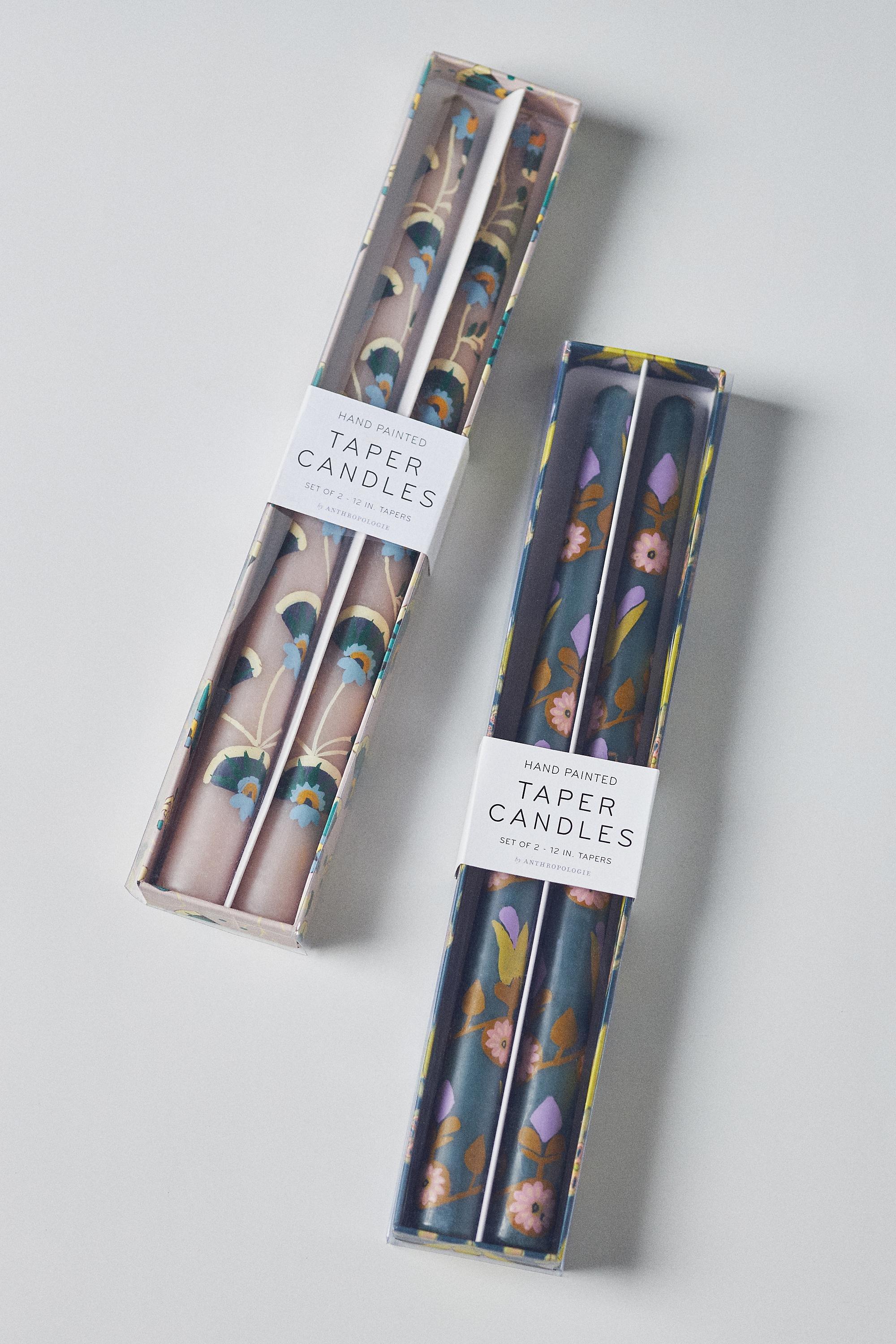 Alexandria Taper Candles, Set Of 2, Ivory, A501_0011, large image number 1