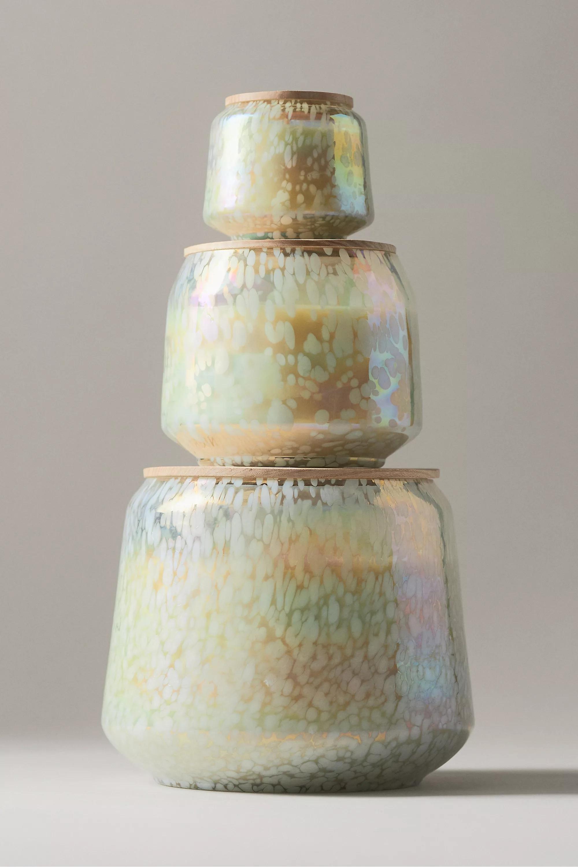 WHITE The Gather Candle by Anthropologie: Night Gardenia Mini, A501_0010, large image number 1