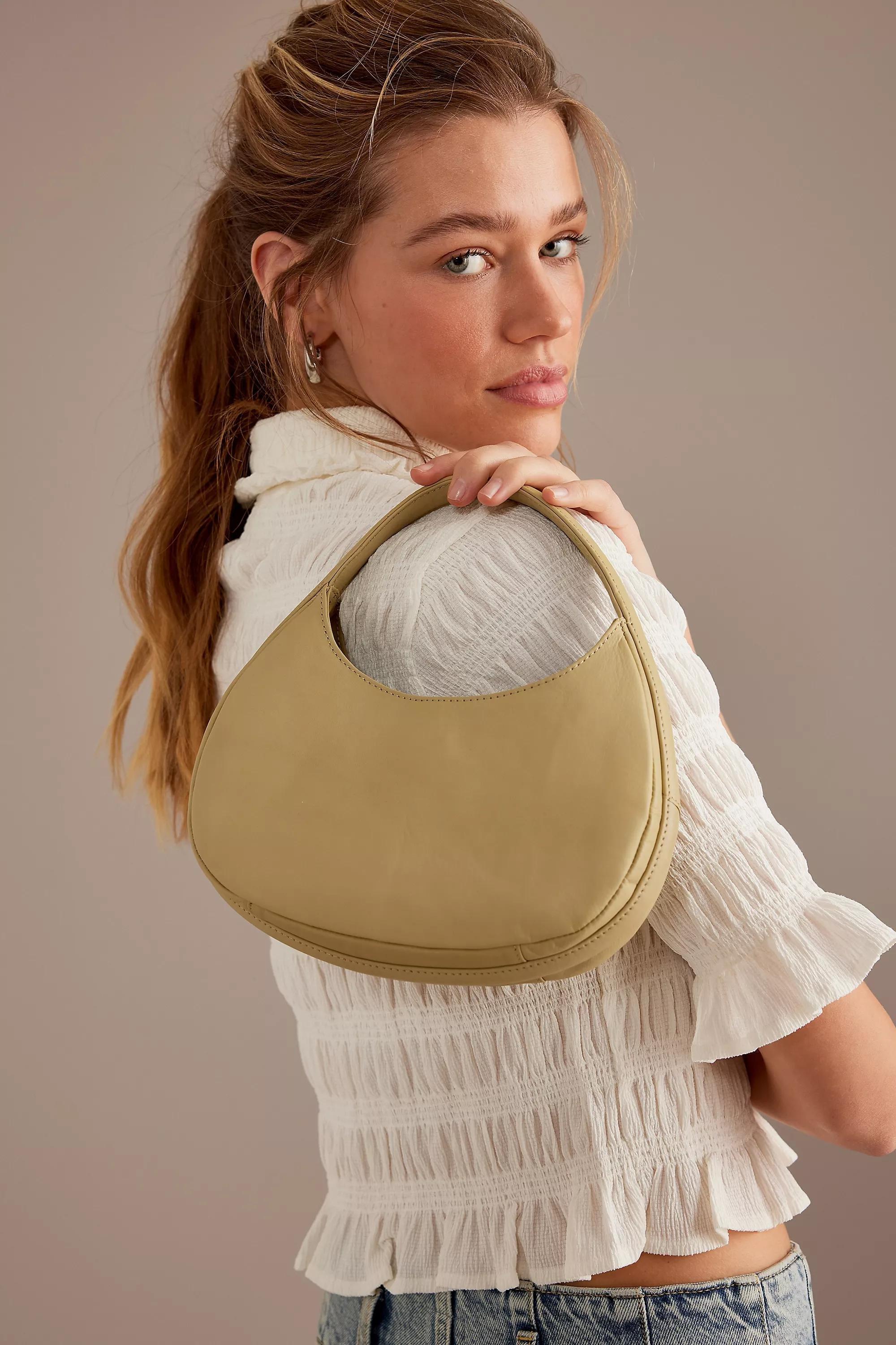 Rounded Mini Shoulder Bag, Green, A501_0237, large image number 0