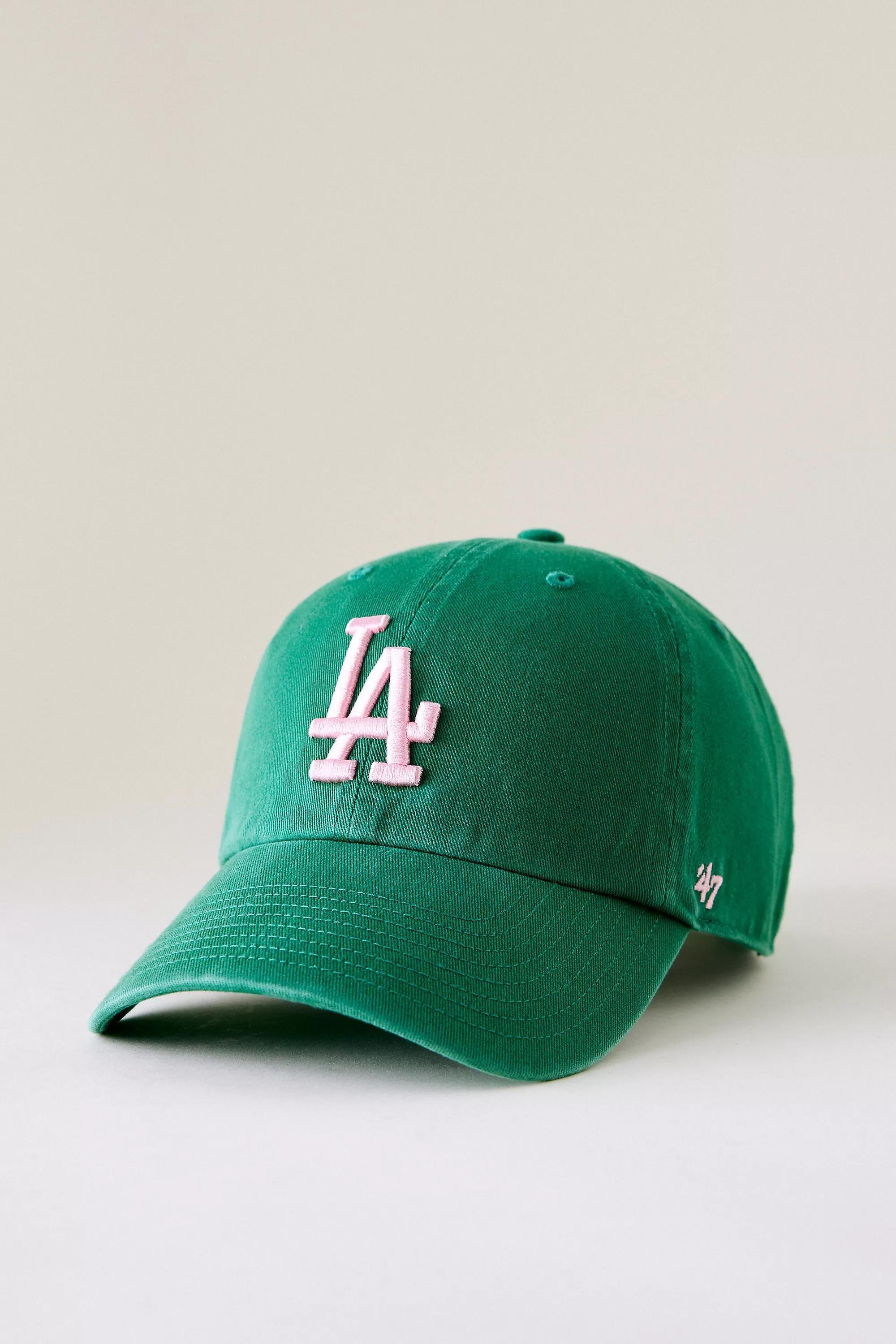 Anthropologie Hat Unisex Embroidered Baseball, Green, A501_0033, large image number 1