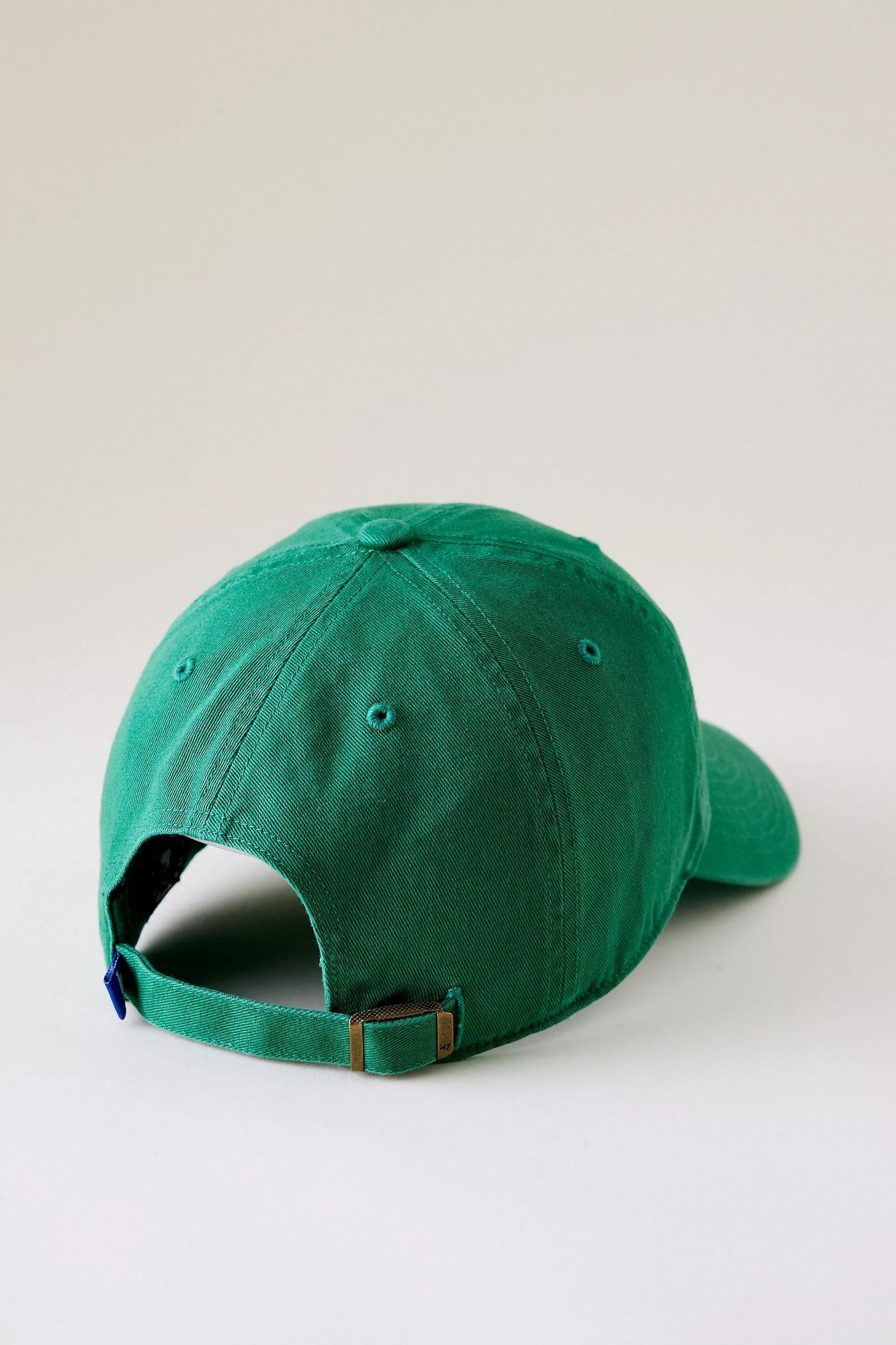 Anthropologie Hat Unisex Embroidered Baseball, Green, A501_0033, large image number 4