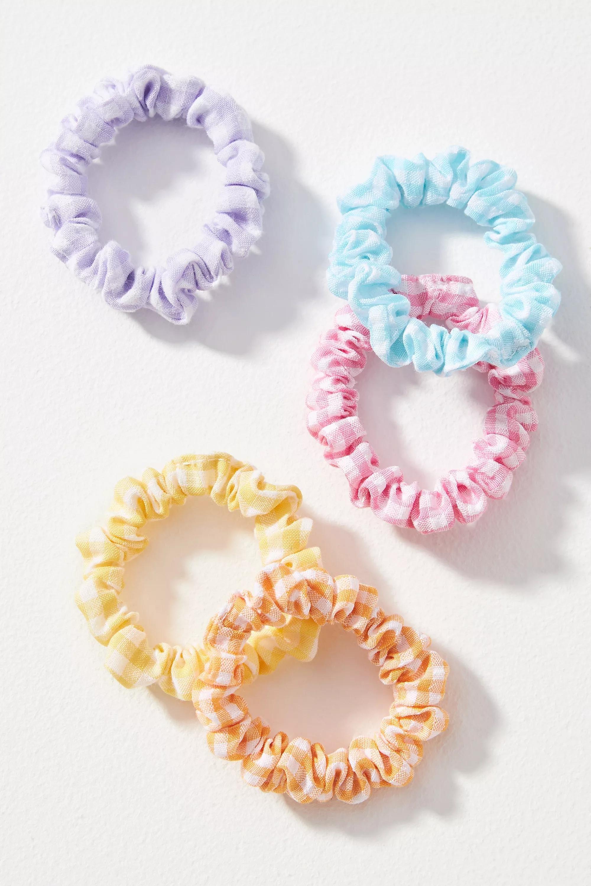 Hair Bobbles, Set Of 5, Multicolour, A501_0266, large image number 0
