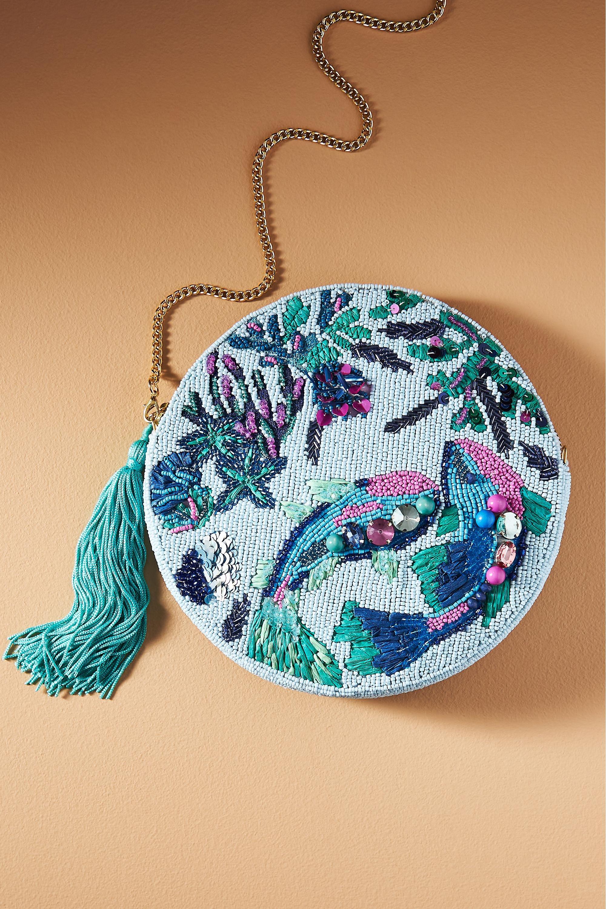 Under The Sea Clutch Bag, Blue, A501_0040, large image number 0
