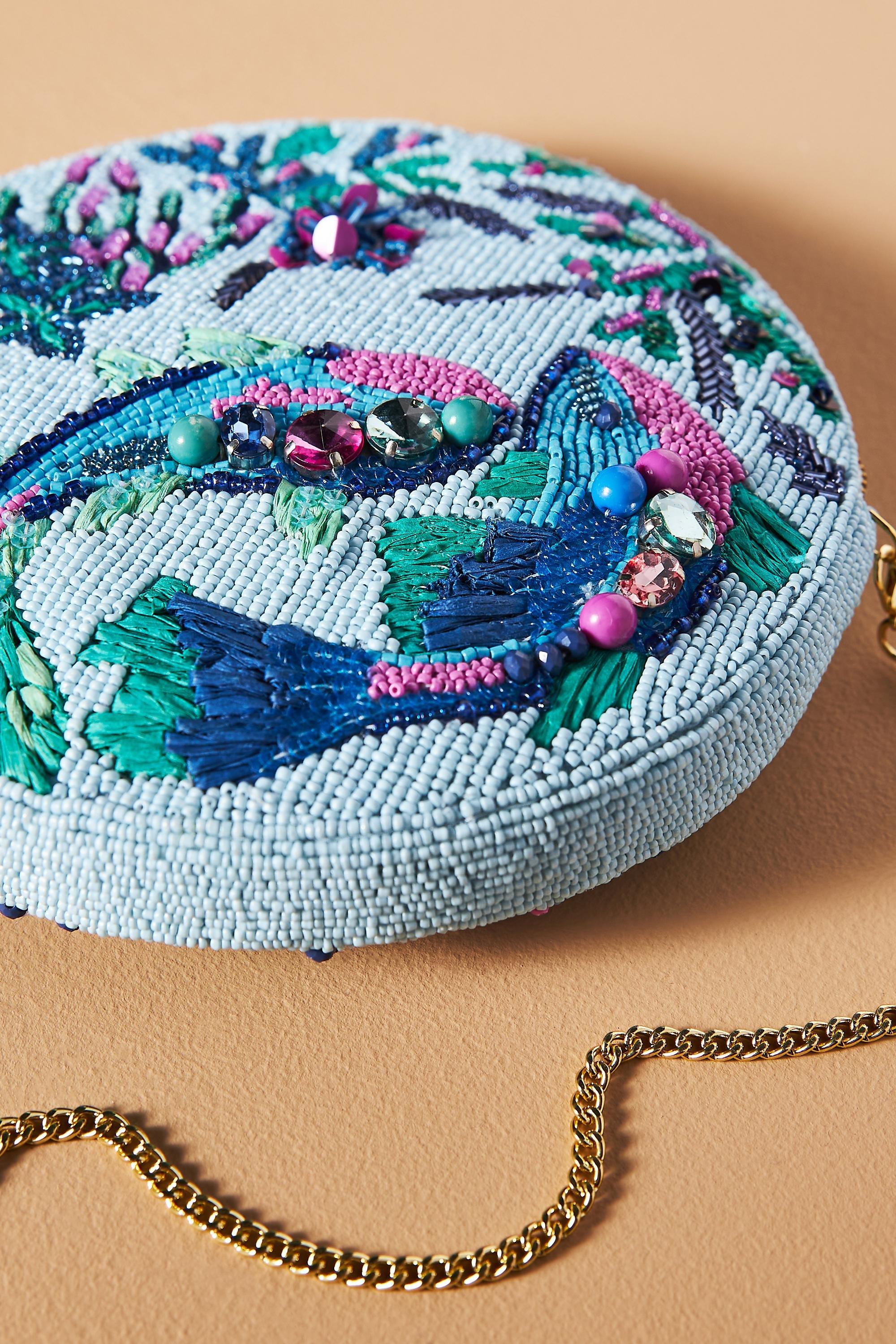 Under The Sea Clutch Bag, Blue, A501_0040, large image number 3