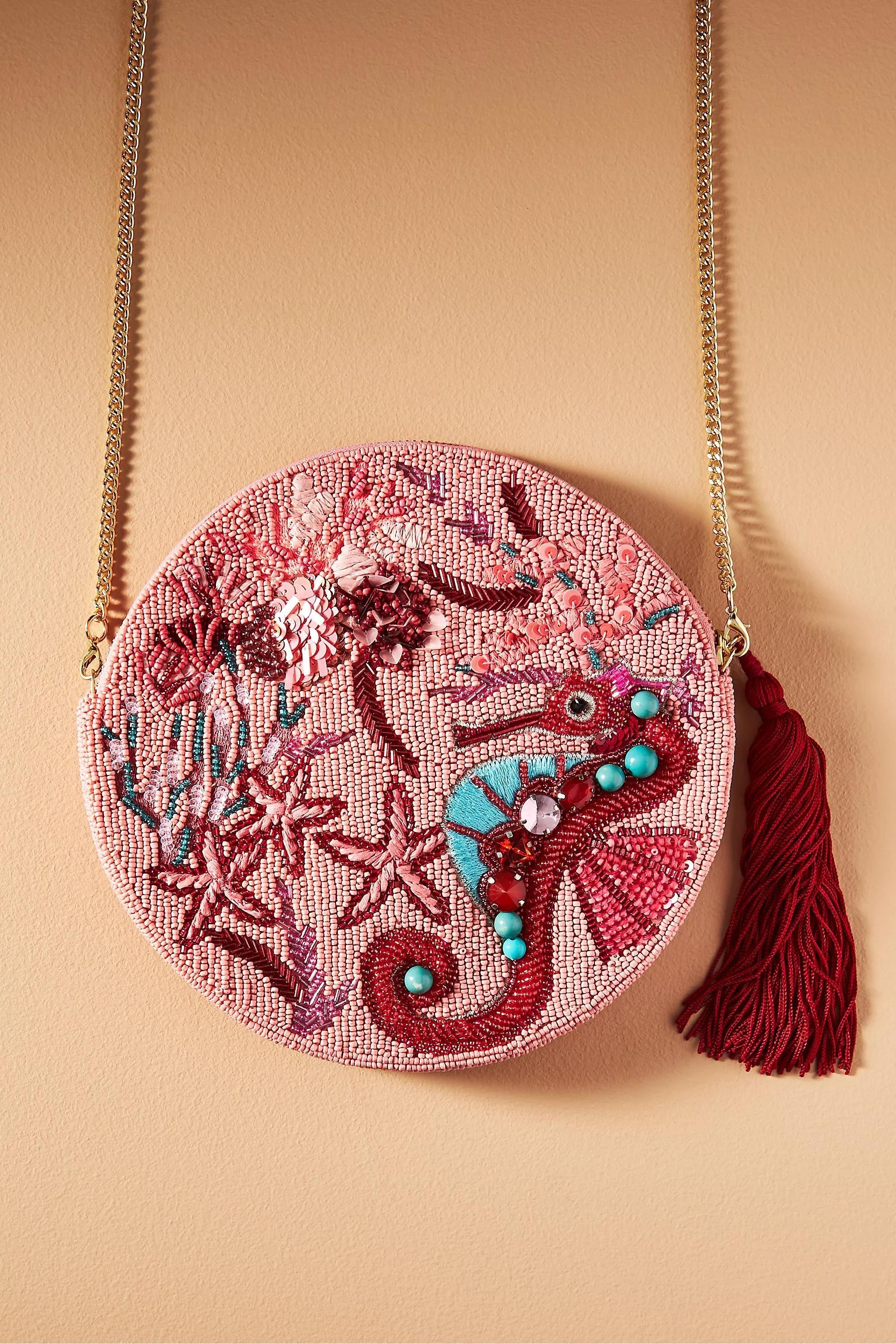 Under The Sea Clutch Bag, Red, , medium