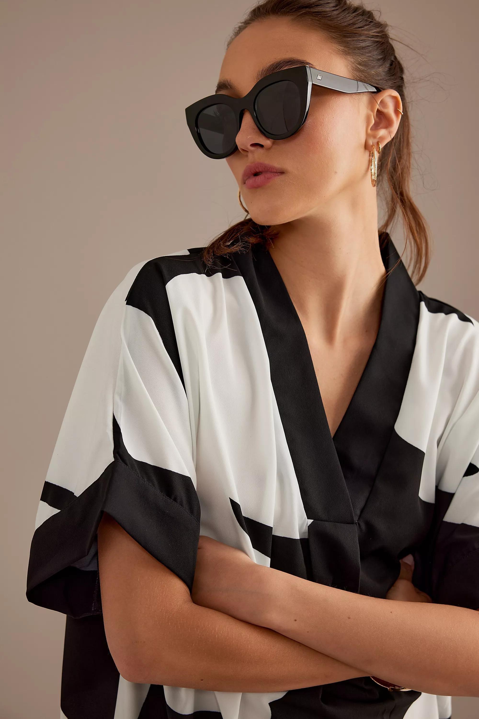 By Anthropologie Printed Kaftan Maxi Dress, Black, A501_0009, large image number 3