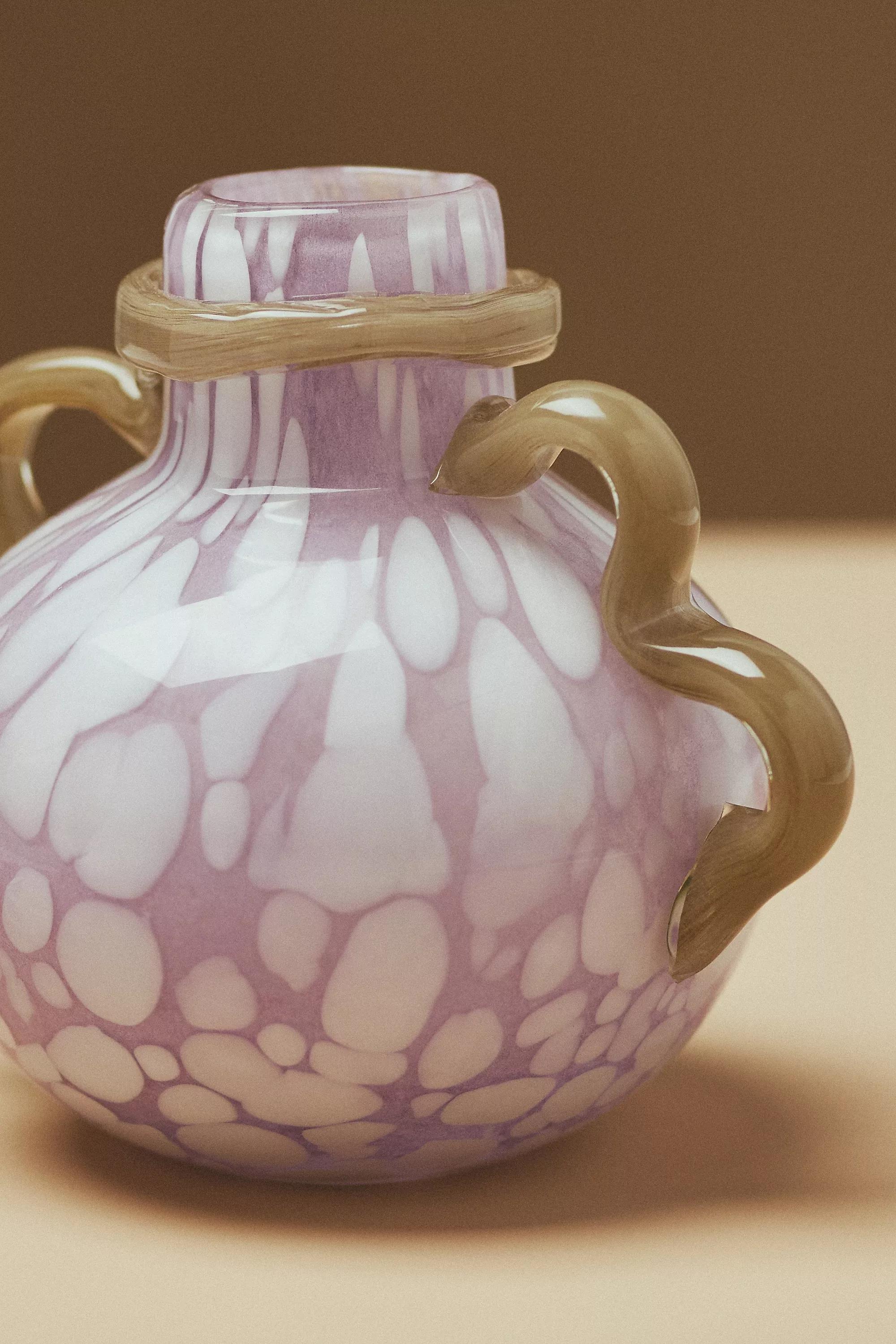 Milou Glass Vase, Lilac, A501_0055, large image number 2