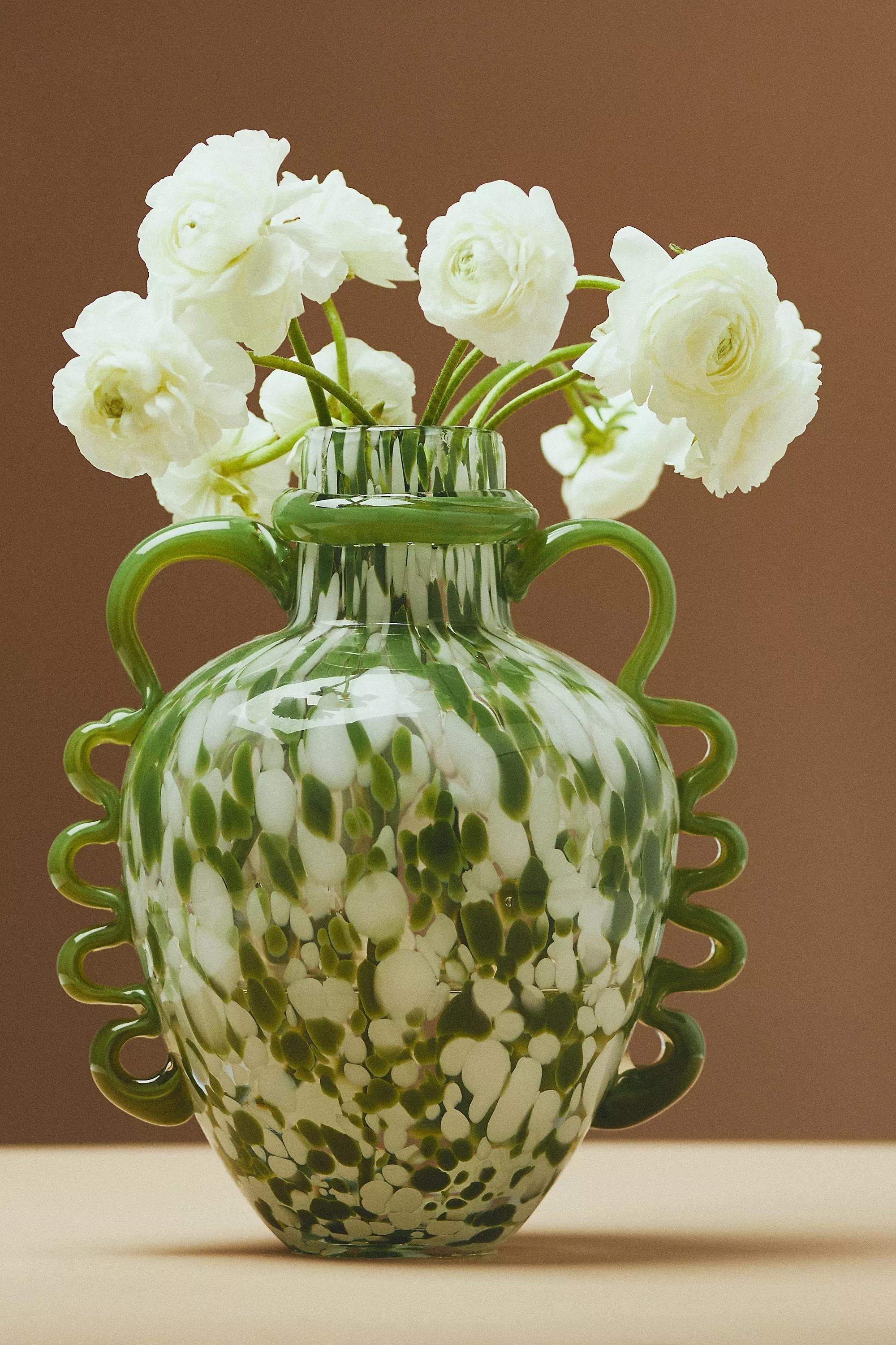 Milou Glass Vase, Green, A501_0037, large image number 0