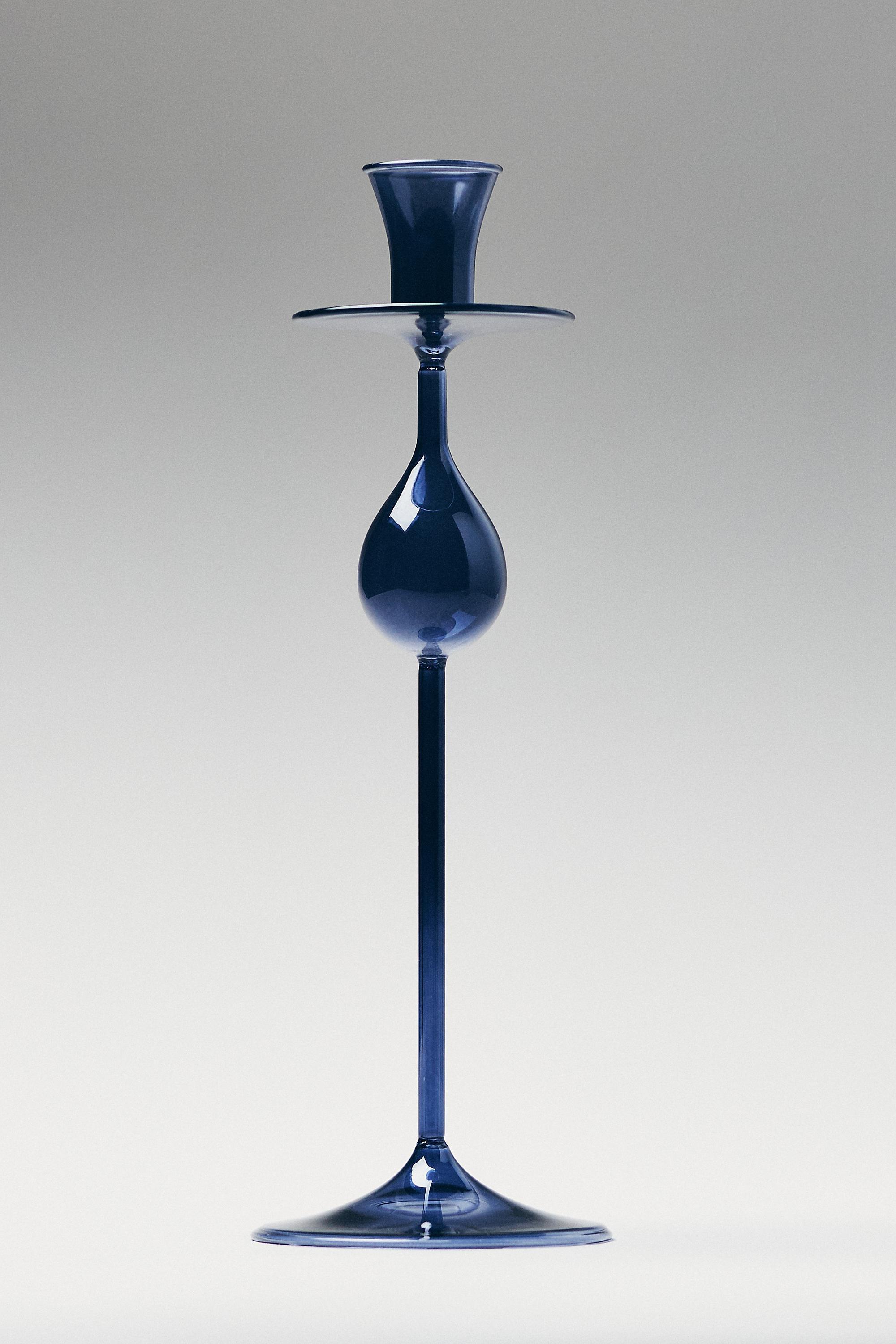Rowen Candle Holder, Navy, A501_0041, large image number 0