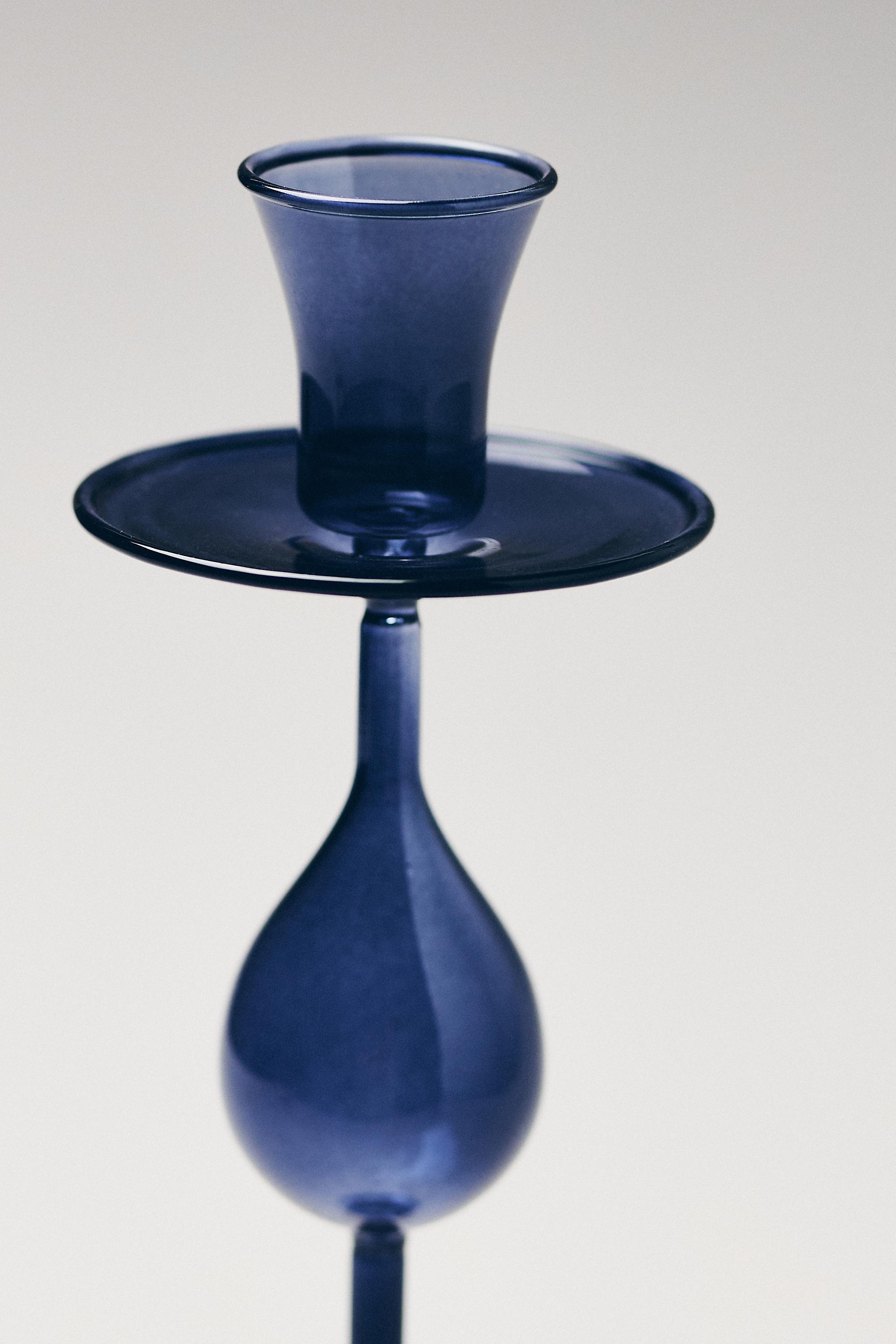Rowen Candle Holder, Navy, A501_0041, large image number 2