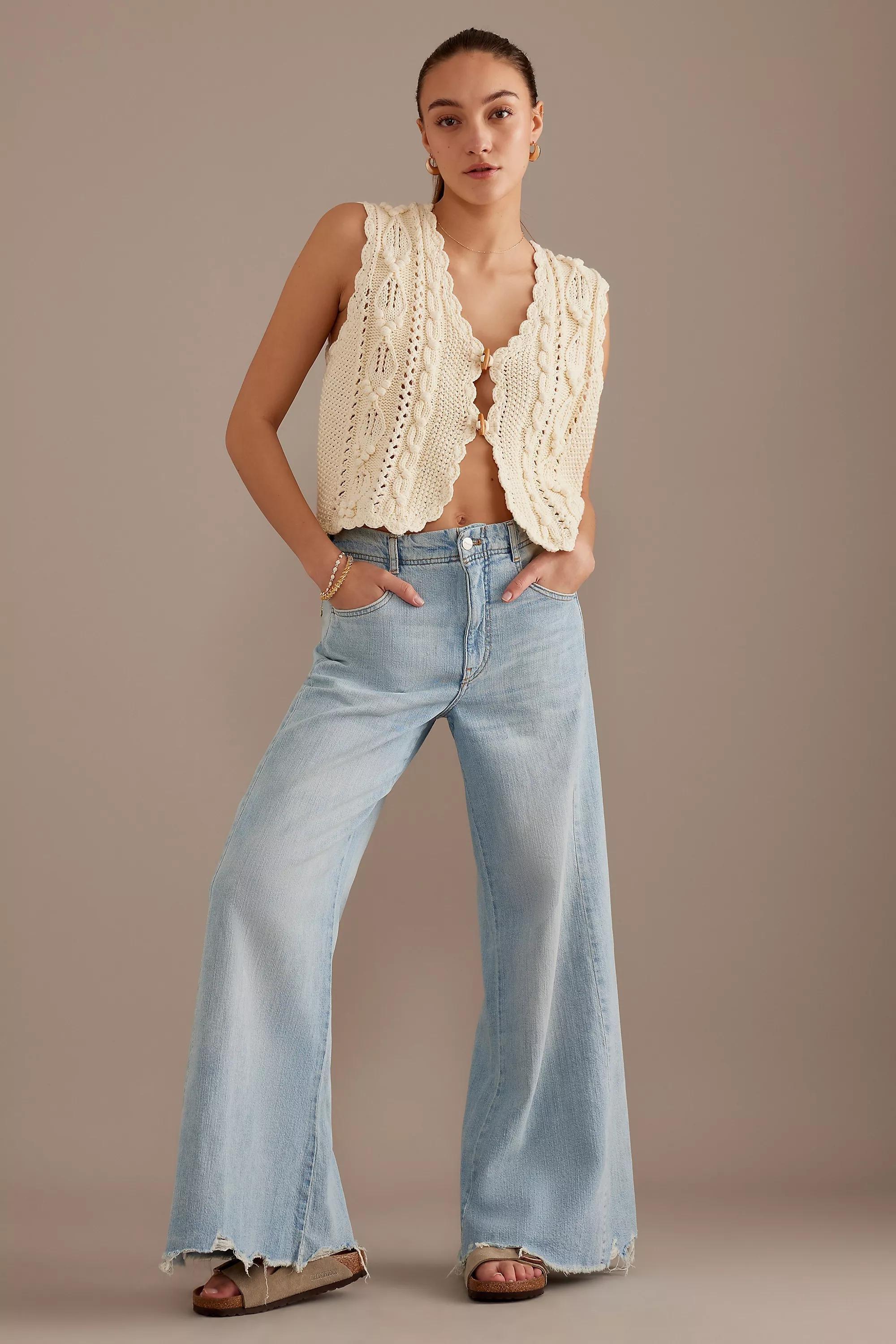 Louise Misha Yamina Knitted Waistcoat, Cream, , large image number 3