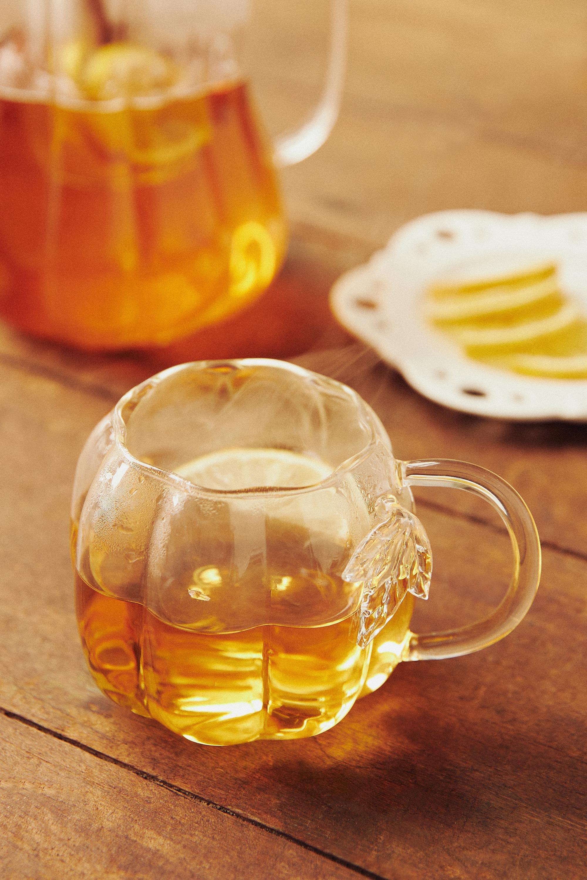 CL Cindy Glass Pumpkin Mug, A501_0100, large image number 0