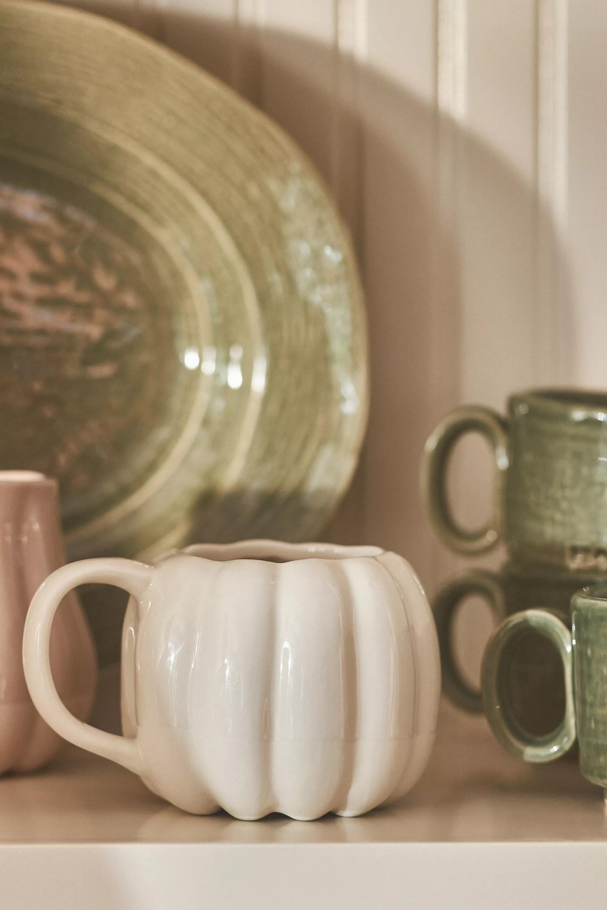 Cindy Pumpkin Mug, White, A501_0010, large image number 2