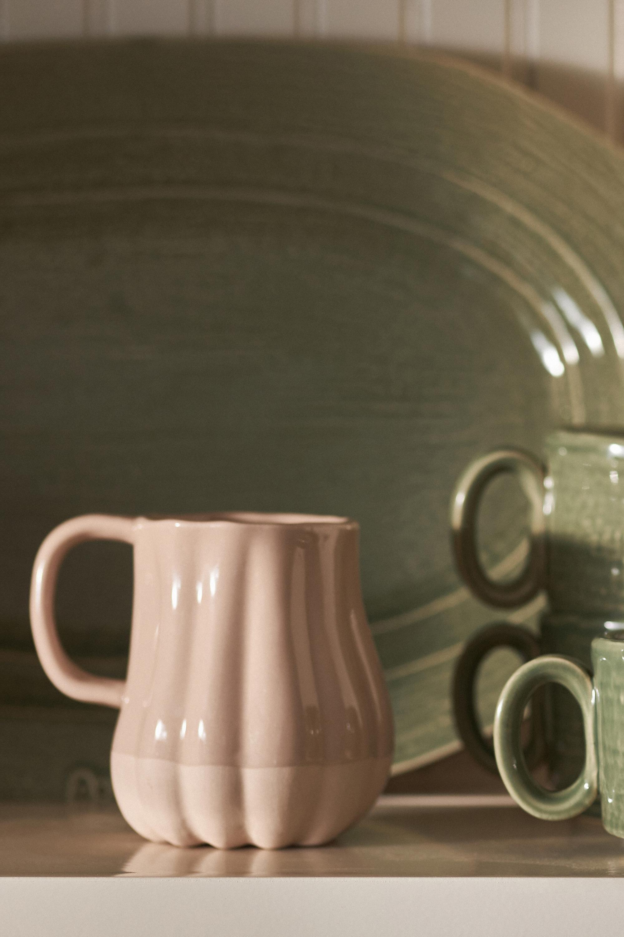 Cindy Pumpkin Mug, Lavender, A501_0053, large image number 1