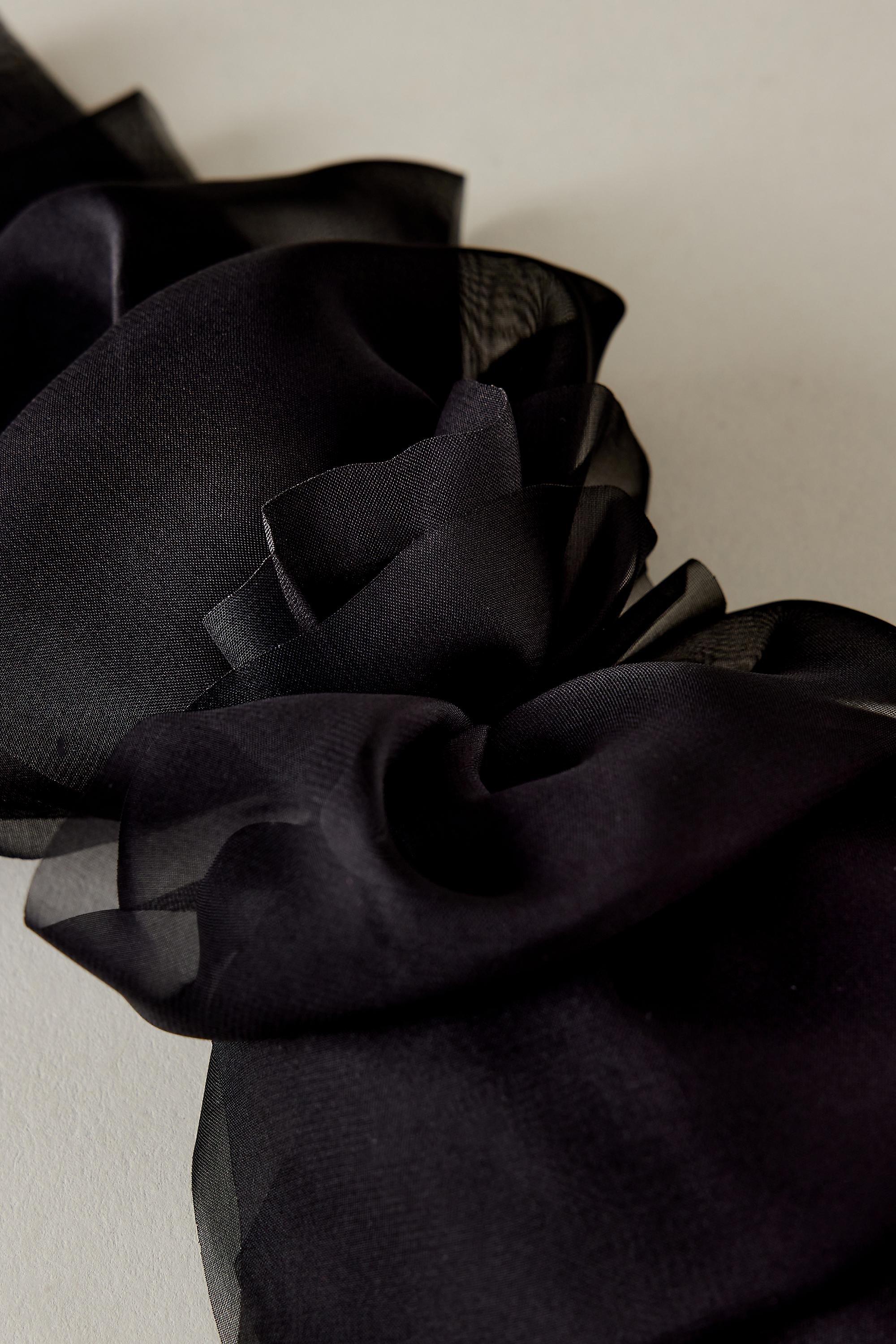 Uk Corsage Bow Clip, Black, A501_0001, large image number 2