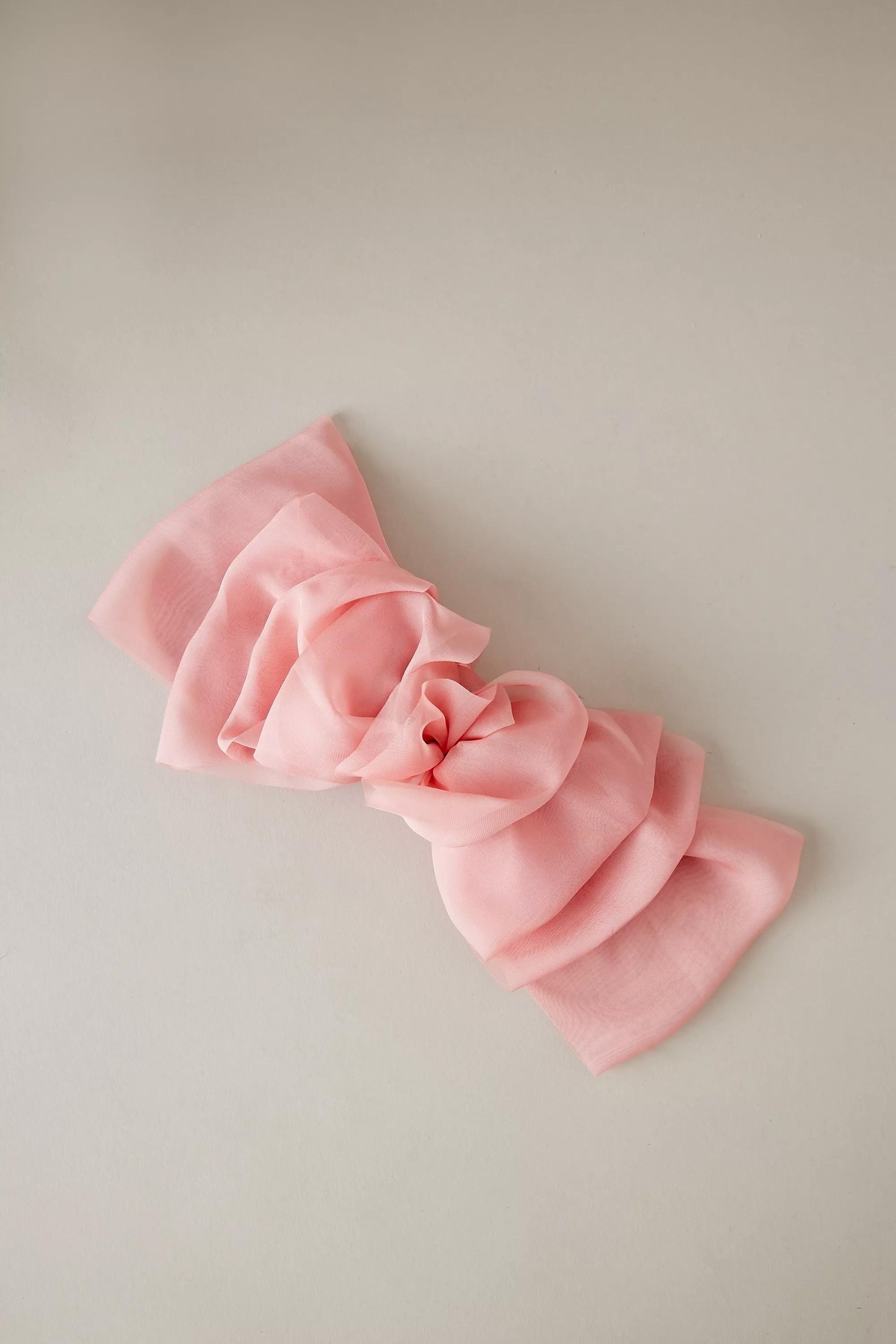 Uk Corsage Bow Clip, Pink, A501_0066, large image number 0