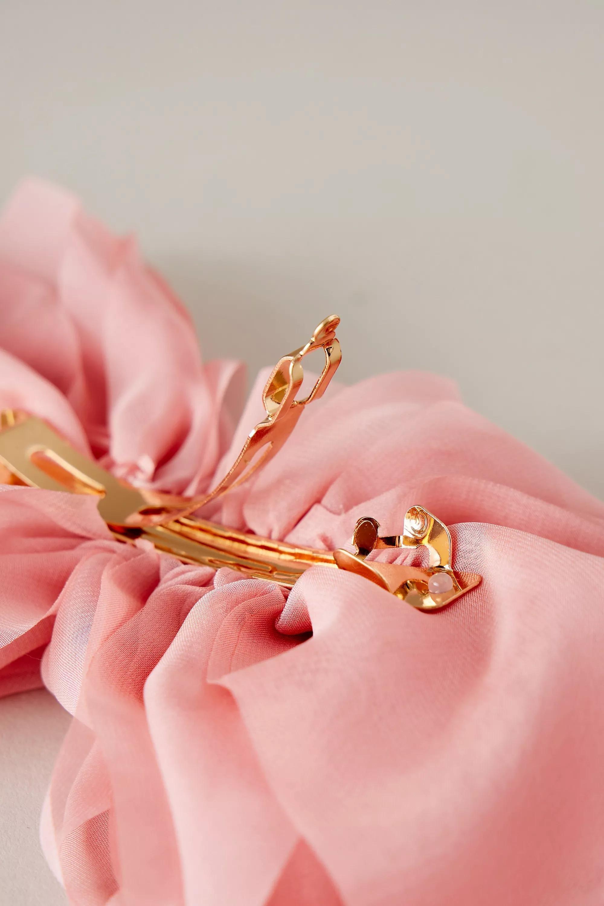 Uk Corsage Bow Clip, Pink, A501_0066, large image number 2