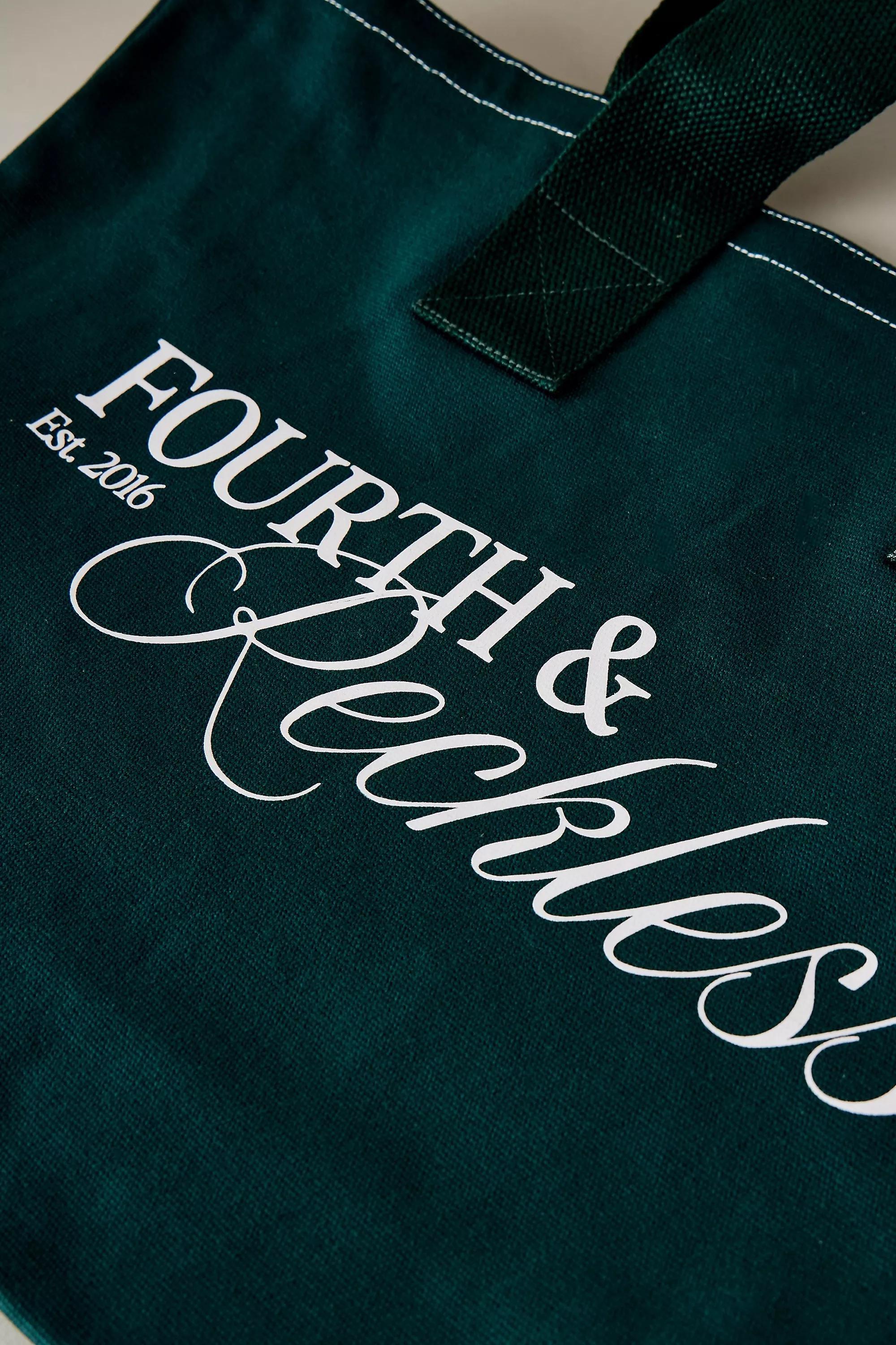 D GREEN 4th & Reckless Josephine Cotton Tote Bag, A501_0037, large image number 1