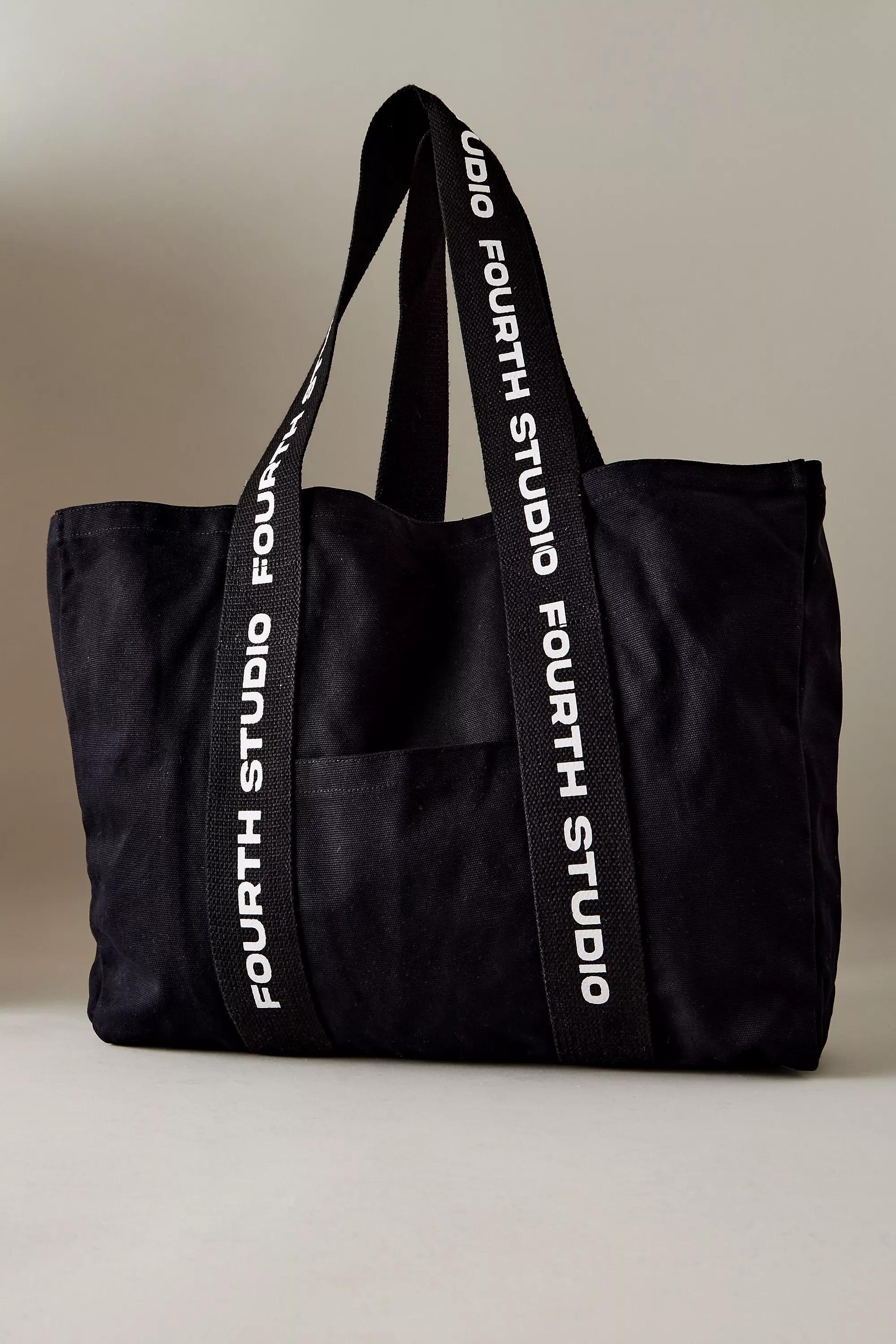4Th & Reckless Abi Canvas Tote Bag, Black, A501_0001, large image number 0
