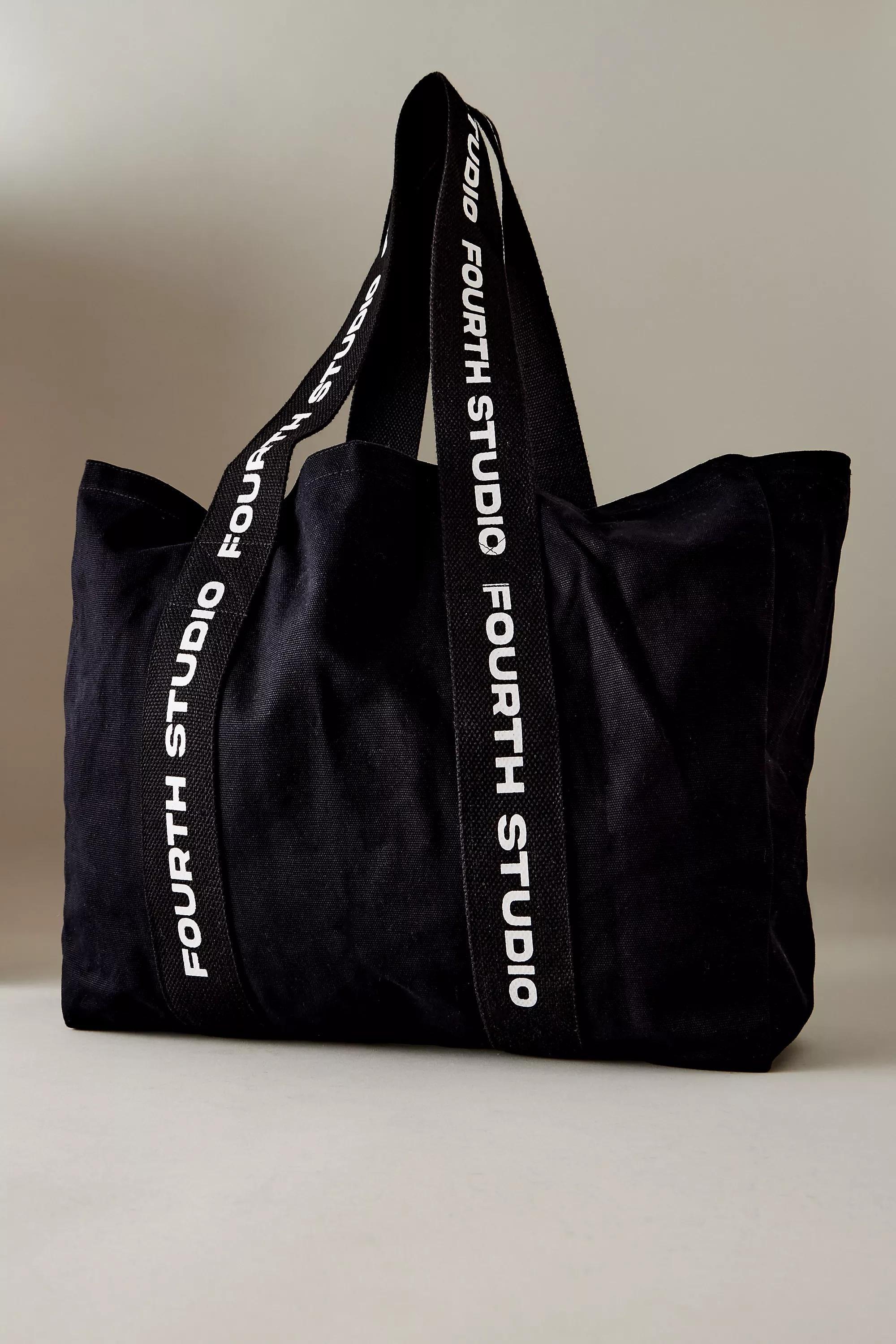 4Th & Reckless Abi Canvas Tote Bag, Black, A501_0001, large image number 2