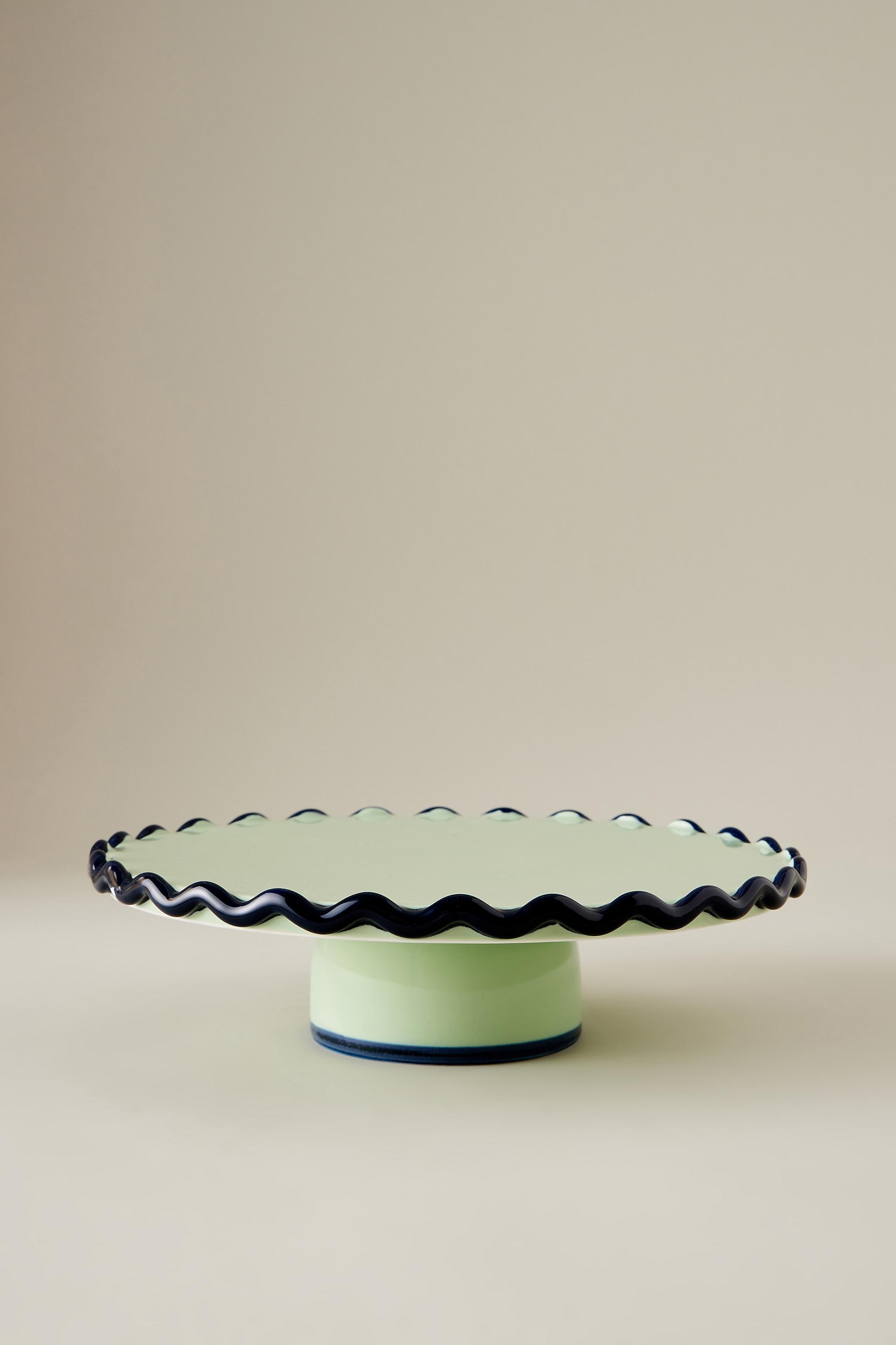 Ricky Cake Stand, Green, A501_0102, large image number 0