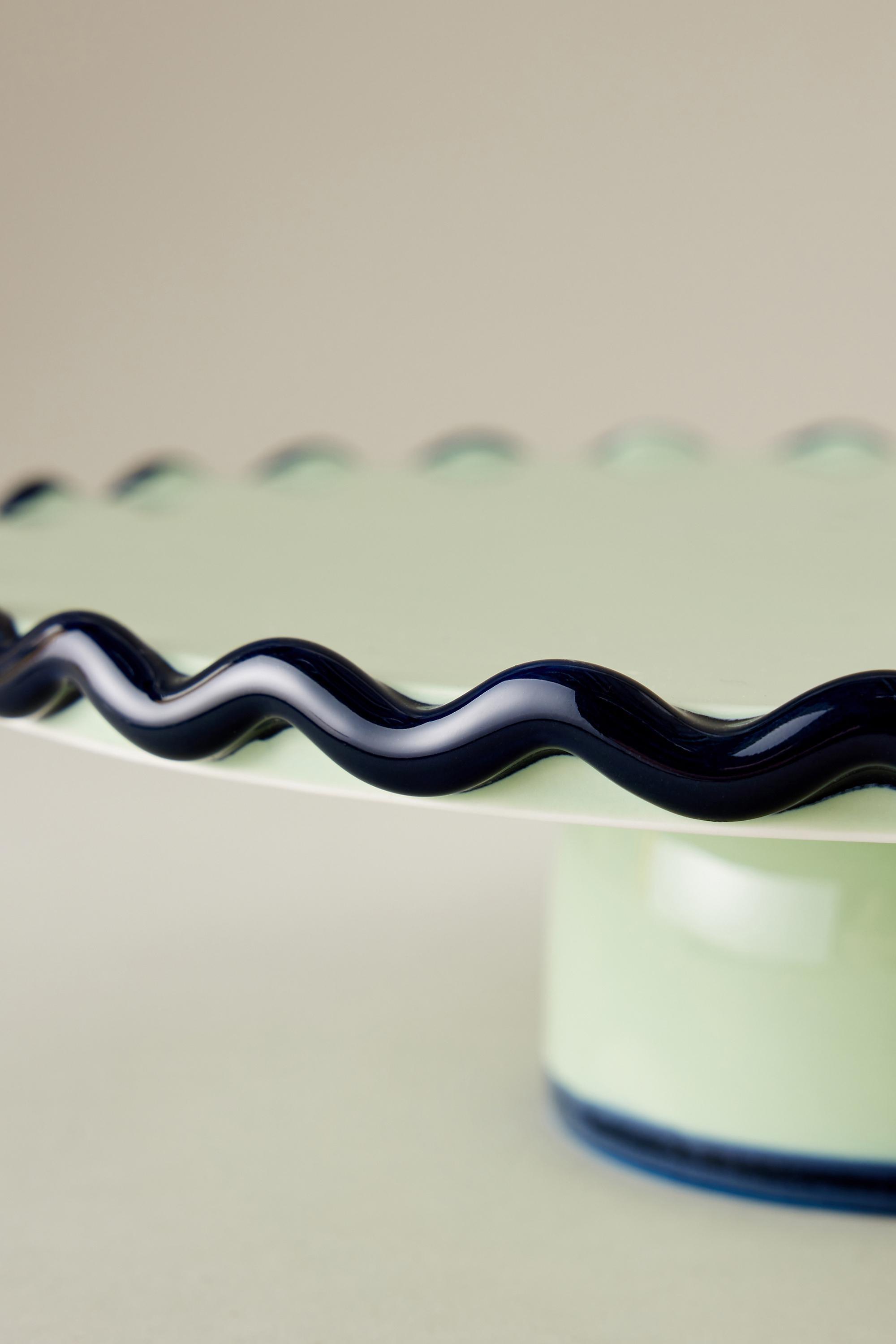 Ricky Cake Stand, Green, A501_0102, large image number 1