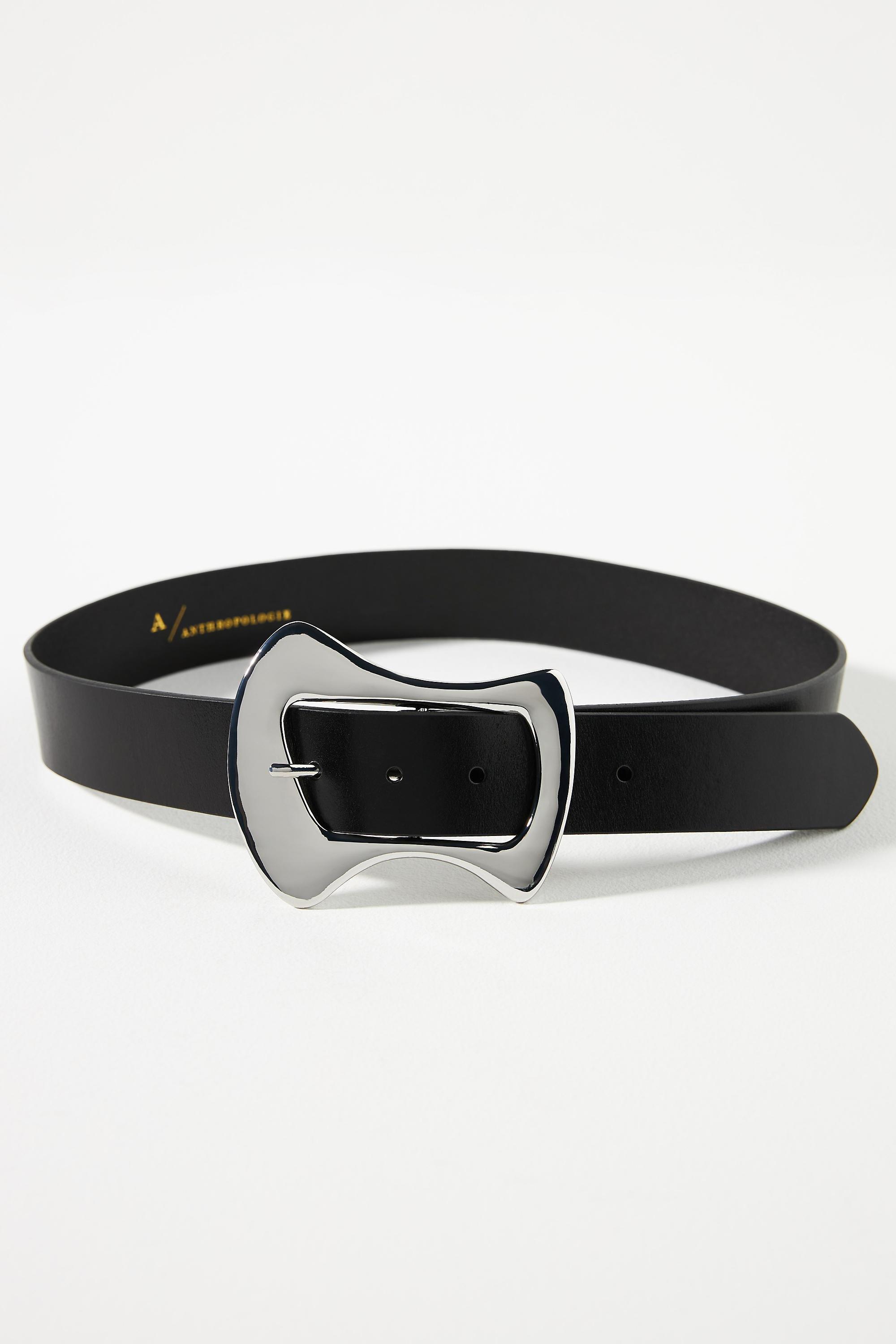 Statement Buckle Belt, Black, , large image number 2